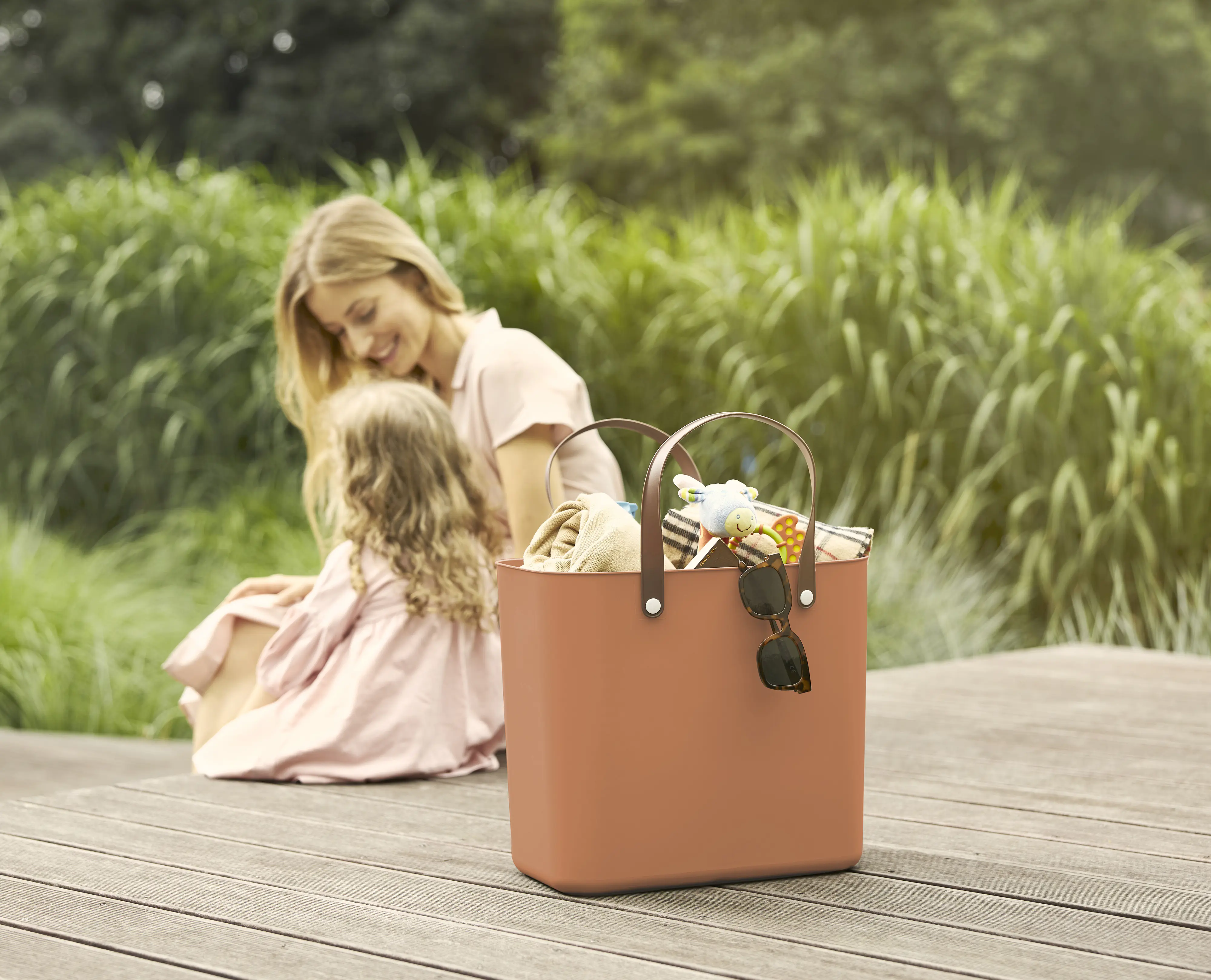 Rotho Einkaufstasche Albula 25 L coral clay 