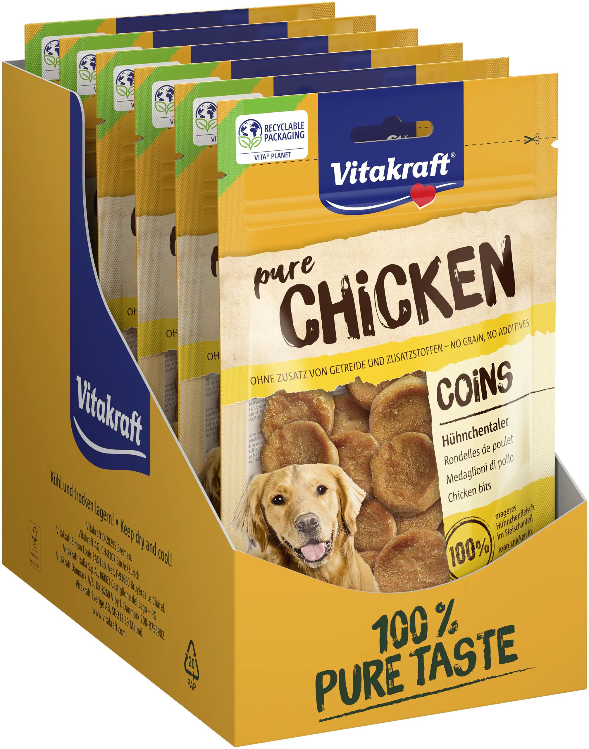 Vitakraft CHICKEN Hühnchentaler 80 g Vitakraft CHICKEN Hühnchentaler 80 g