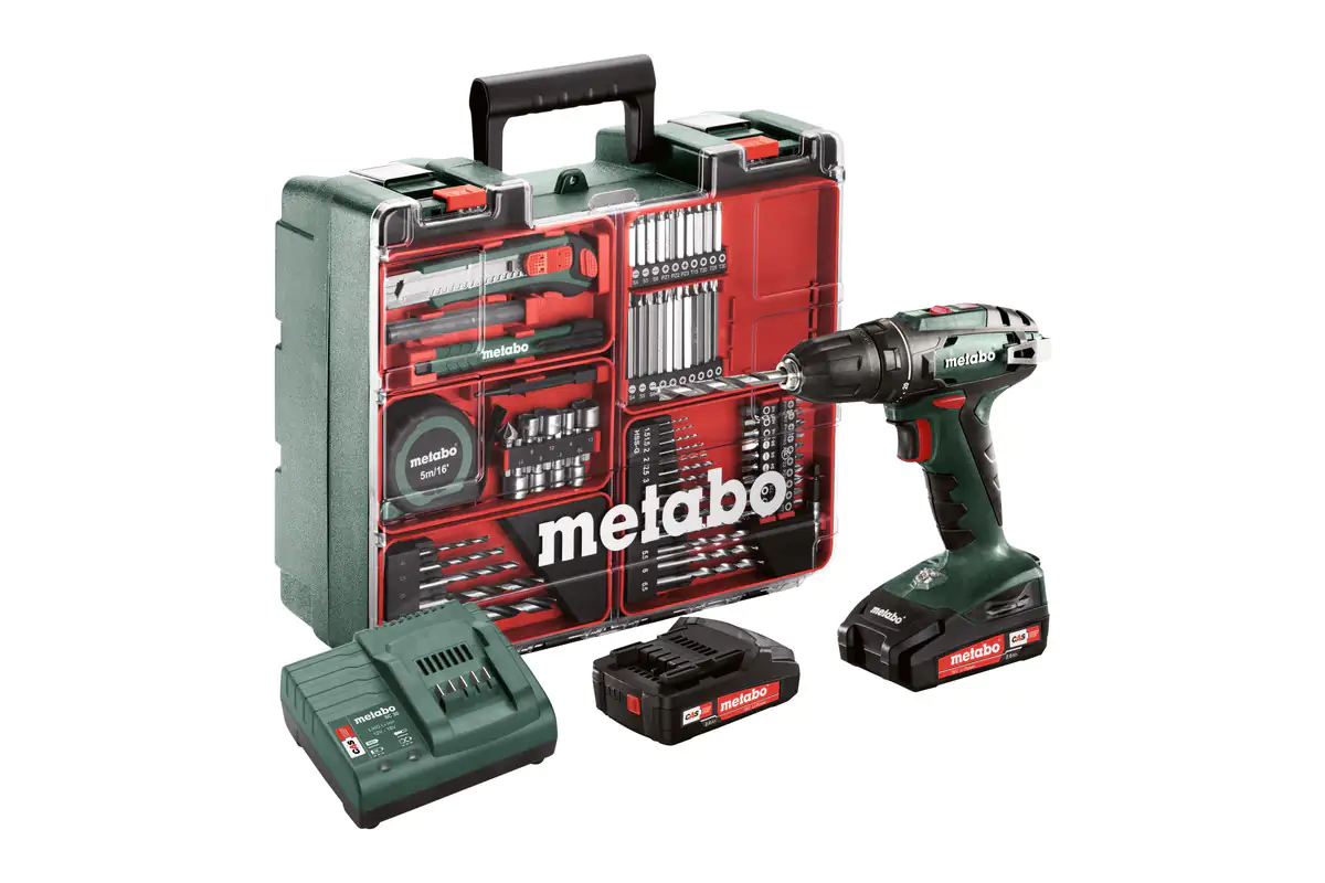 Metabo Akku-Bohrschrauber BS 18 Mob 18 V 2 Ah Li-Power