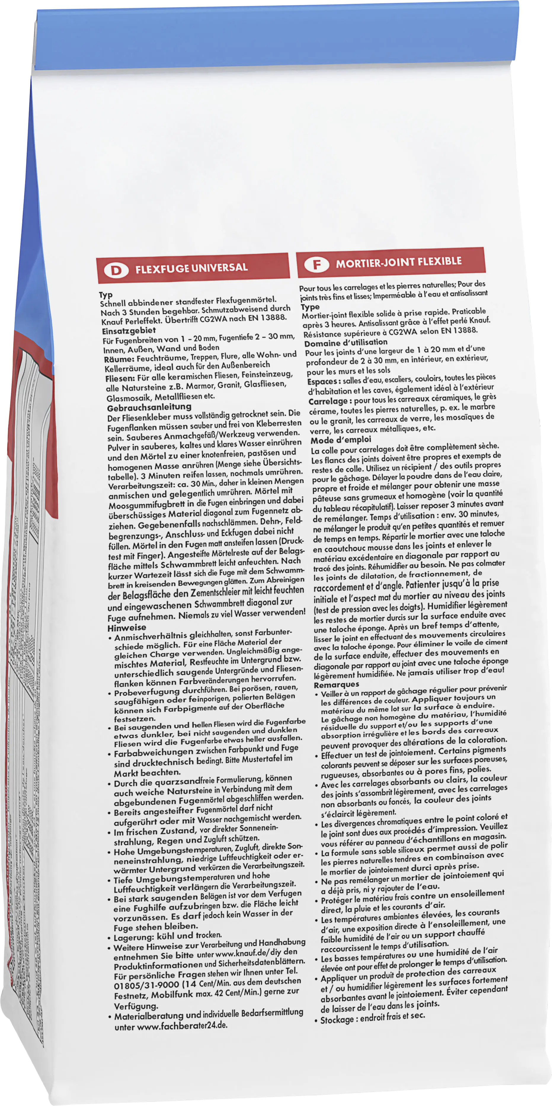 Knauf Fugenmörtel Flexfuge Universal 1 - 20 mm anthrazit 1 kg