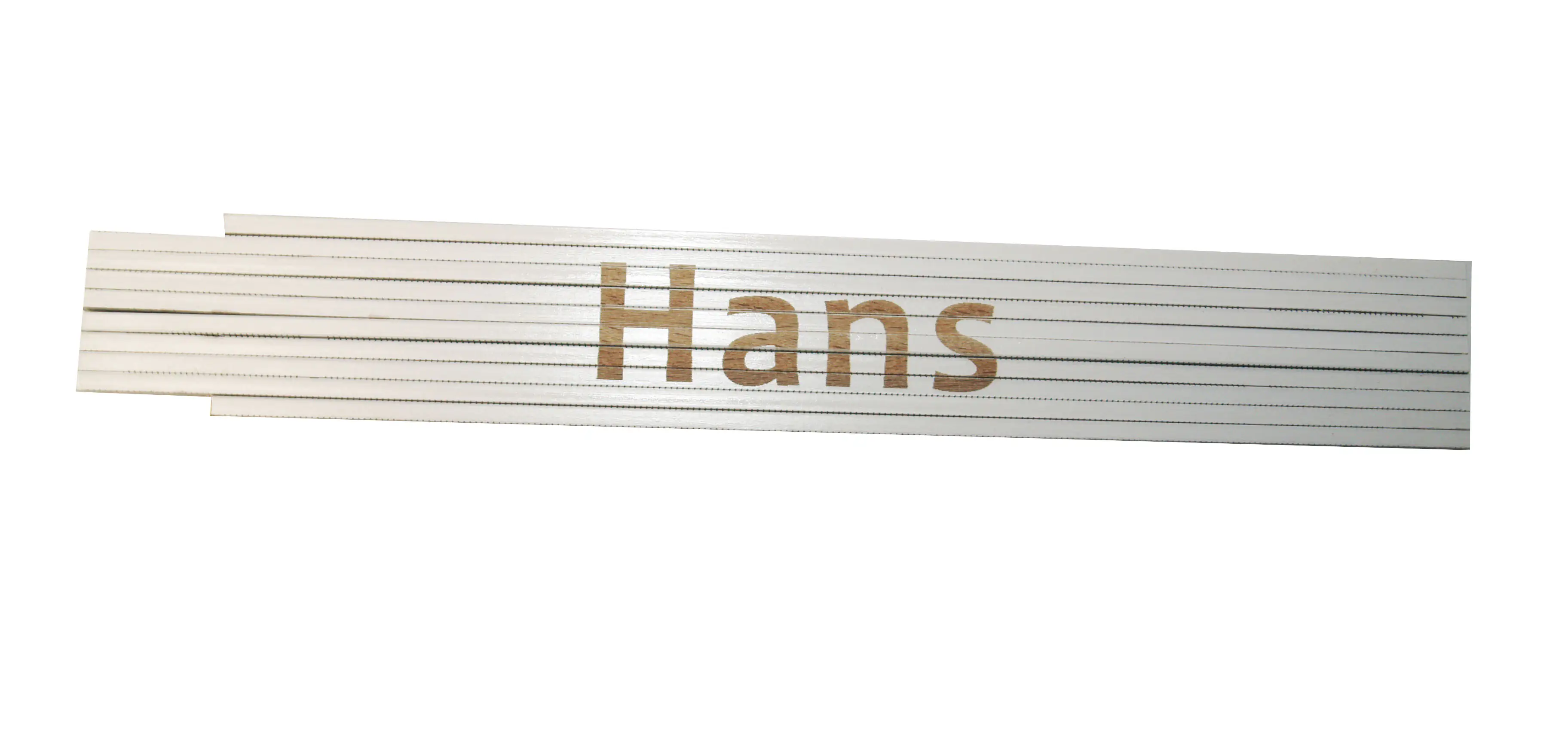 Zollstock Hans 2 m weiß
