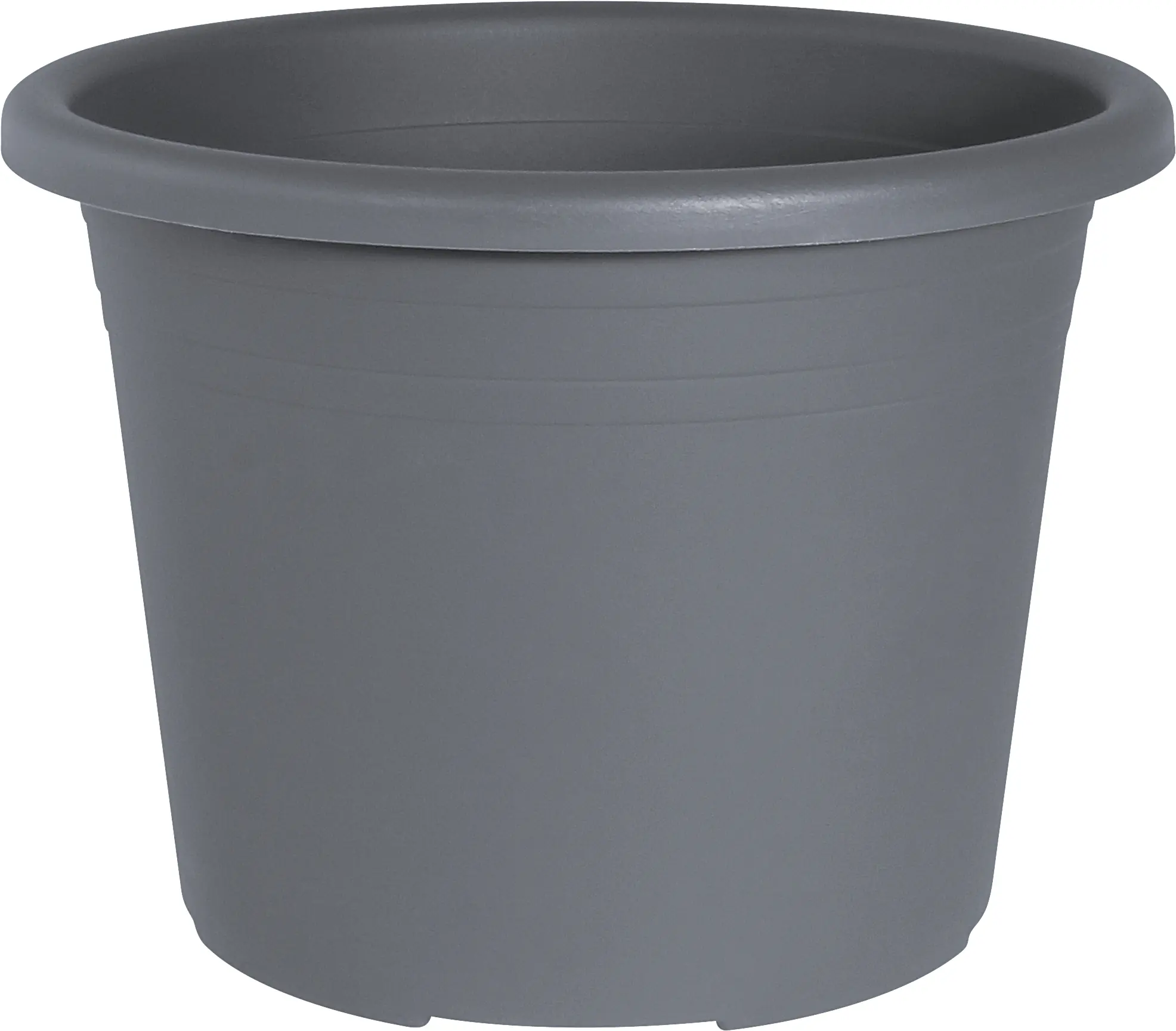 Geli Pflanztopf Cylindro Kunststoff anthrazit Ø 35 x 25 cm