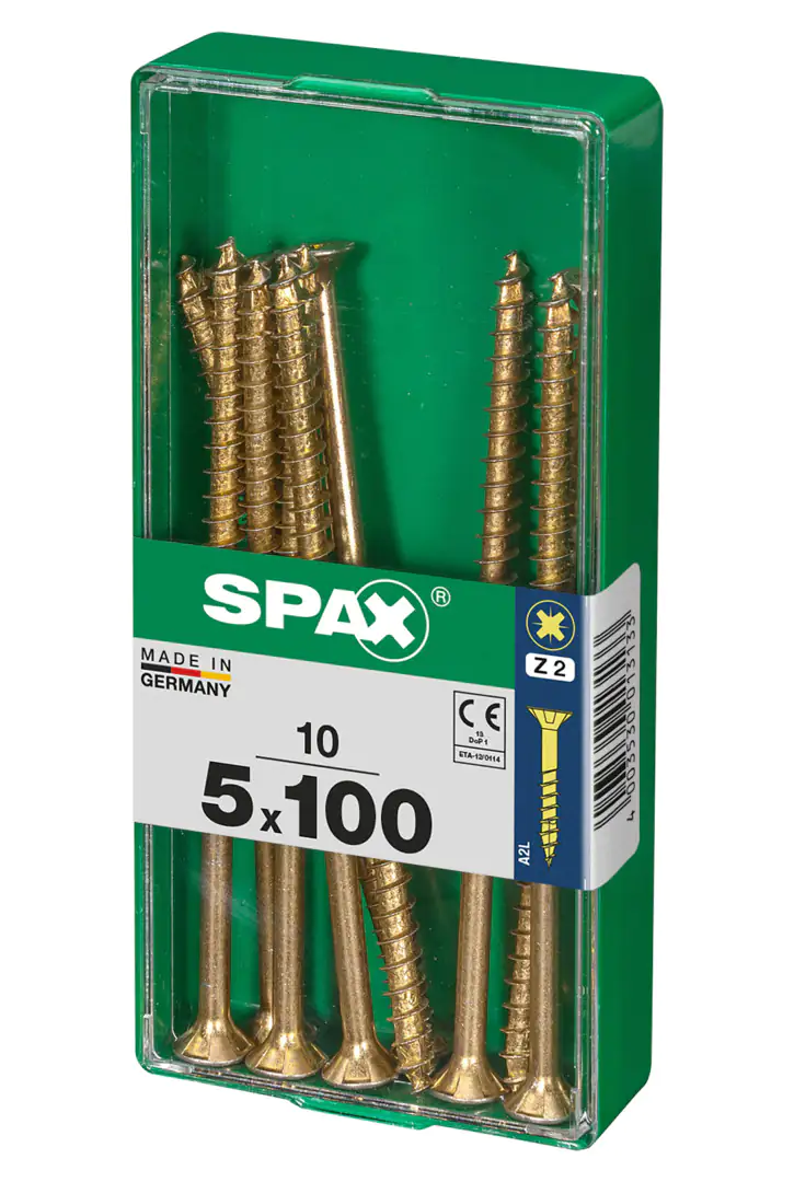 Spax Universalschrauben 5.0 x 100 mm PZ 2 - 10 Stk.