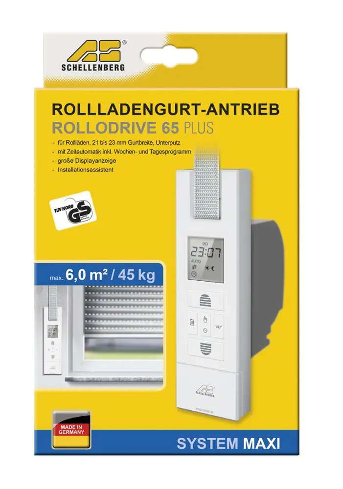 Schellenberg elektrischer Gurtwickler RolloDrive 65 Plus