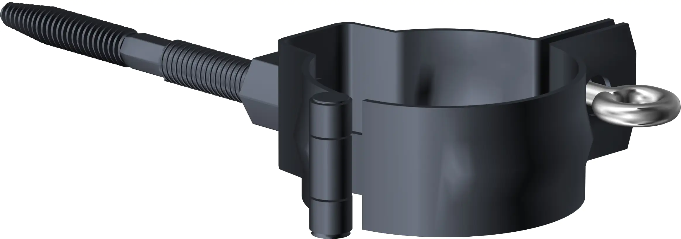 Sarei Fallrohrschelle DN 60 verzinkt-anthrazit Sarei Fallrohrschelle DN 60 verzinkt-anthrazit