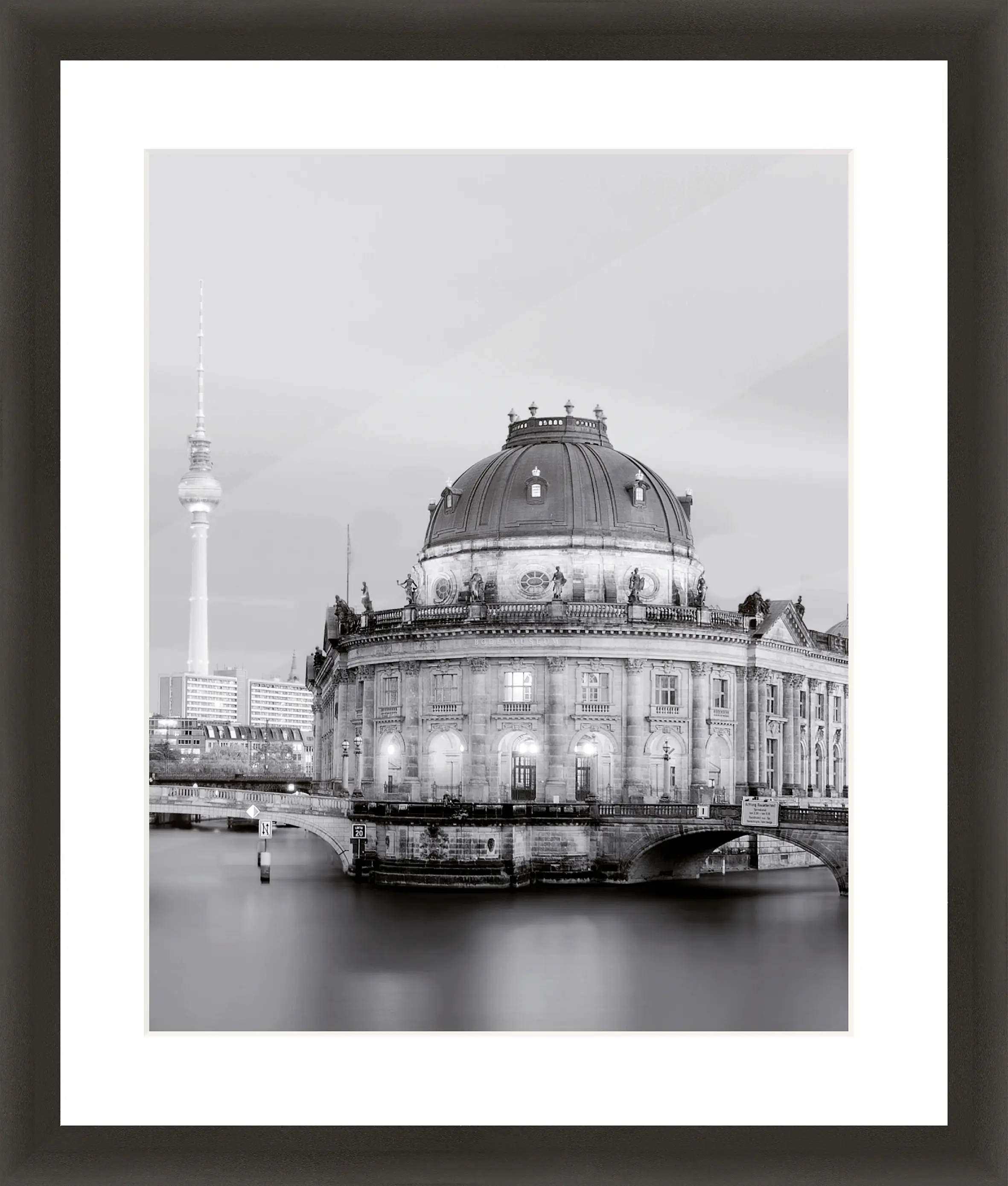 Alu Bilderrahmen Premium schwarz 50 x 60 cm