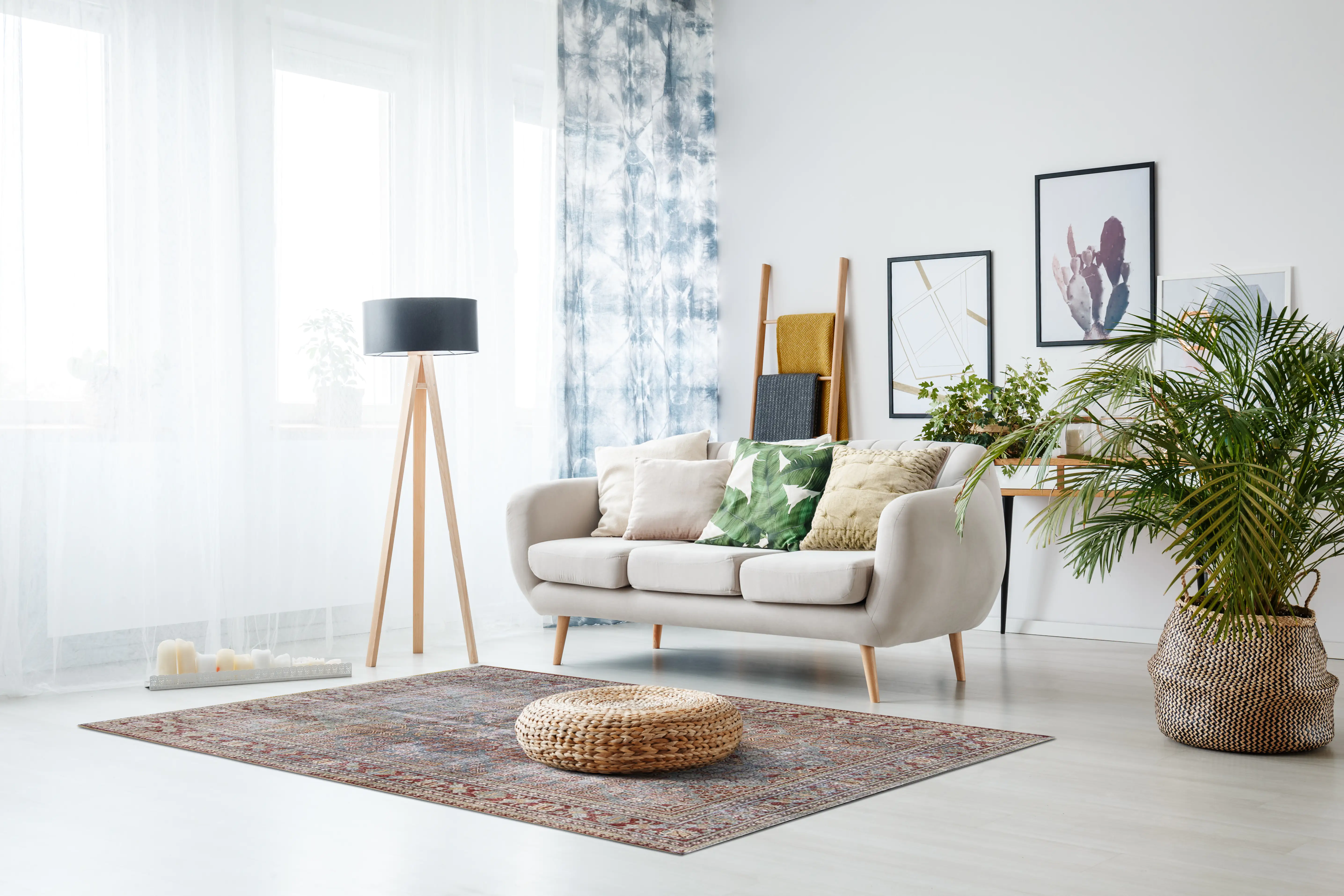 LUXOR Living Teppich Punto terra-multicolor, 155 x 230 cm