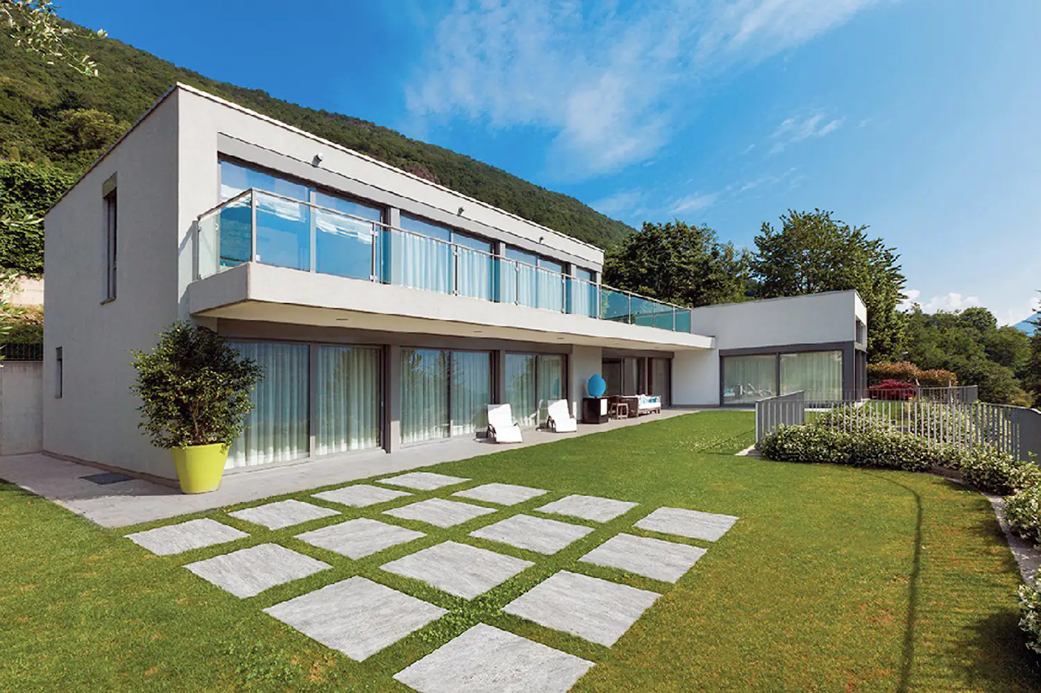 Terrassenplatte Feinsteinzeug Quarzo 60 x 60 x 2 cm grau