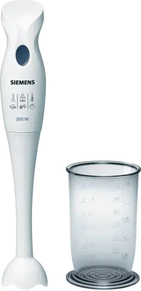 Siemens Stabmixer MQ5B150N 300 Watt, mit Mixbecher Siemens Stabmixer MQ5B150N 300 Watt, mit Mixbecher