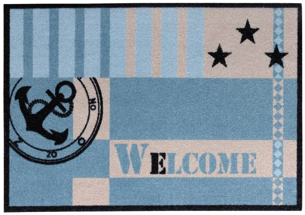 Fußmatte Metopolita Welcome blue, 50 x 70 cm Fußmatte Metopolita Welcome blue, 50 x 70 cm