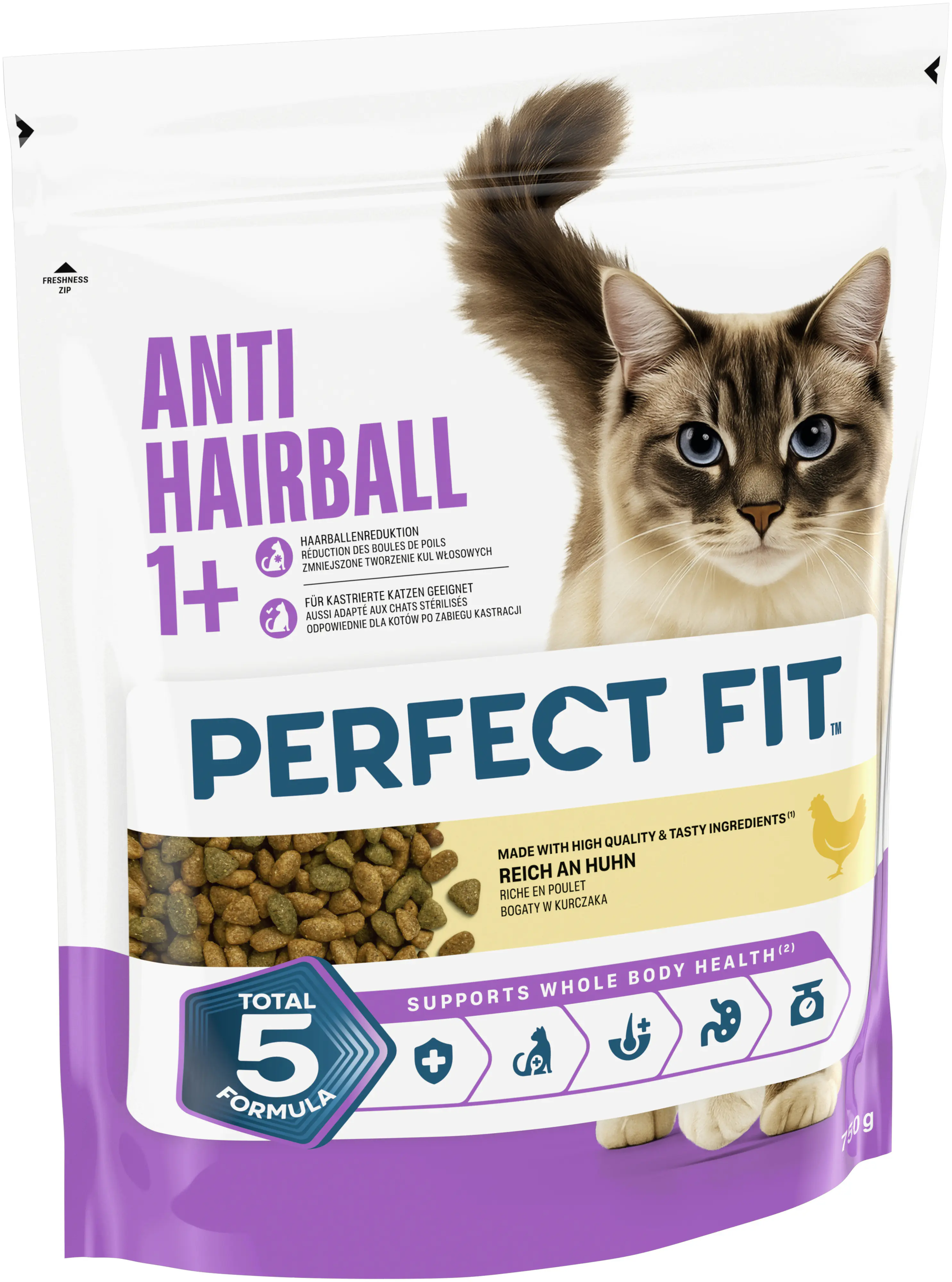 Perfect Fit Katzentrockenfutter Adult 750 g Huhn