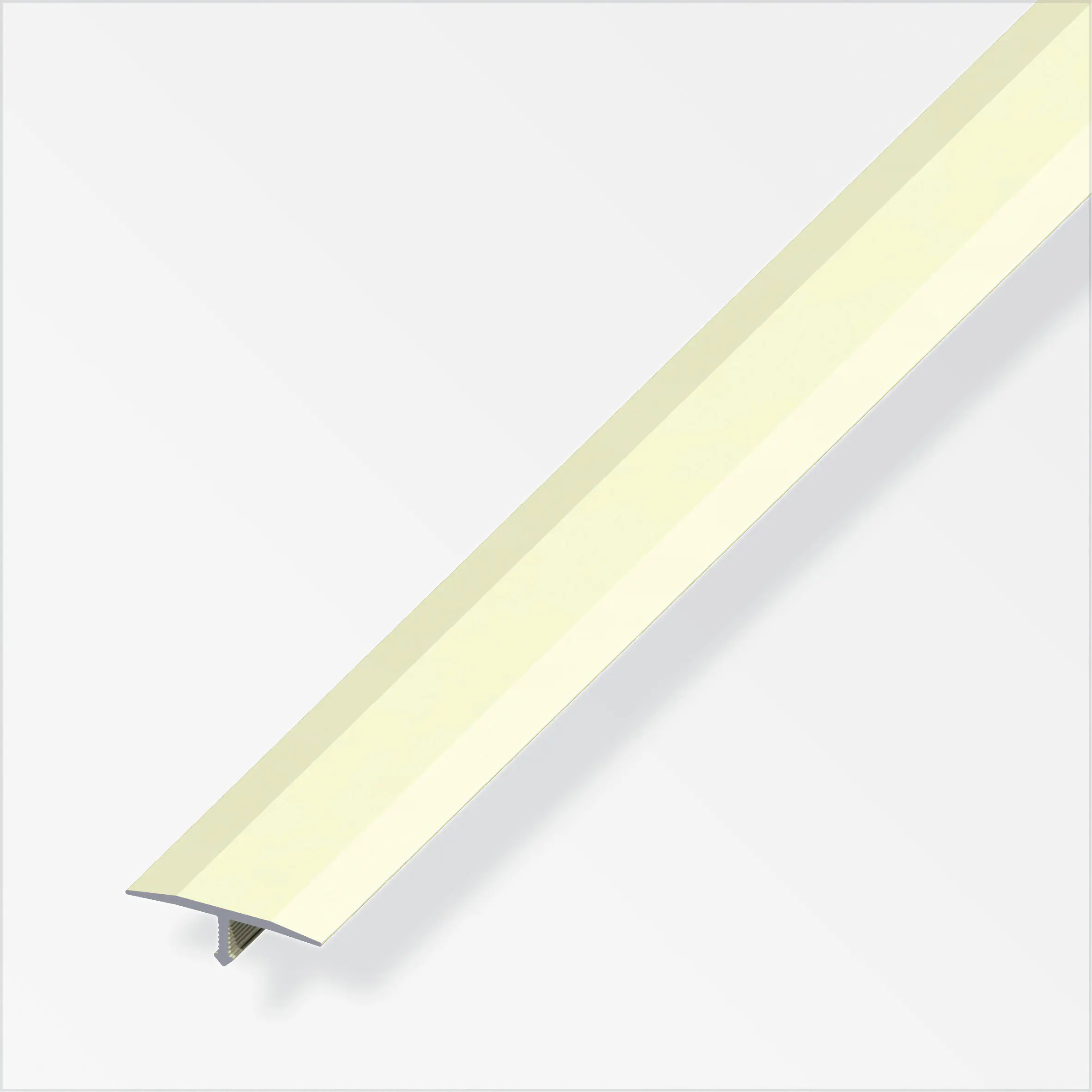 alfer Fugenabdeckprofil 1 m, 6 x 25 mm Aluminium eloxiert champagner