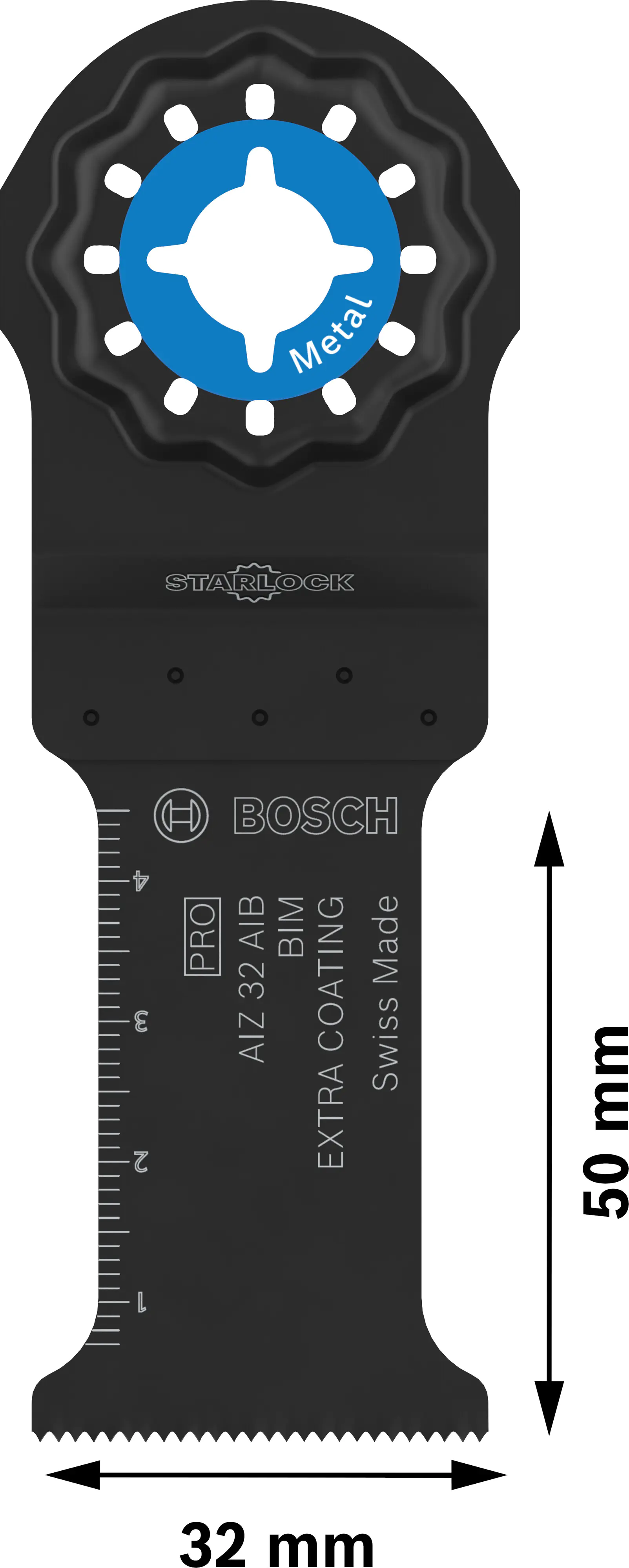 Bosch PRO AIZ 32 AIB Tauchsägeblatt für Multifunktionswerkzeuge 32 x 50 mm Bosch PRO AIZ 32 AIB Tauchsägeblatt für Multifunktionswerkzeuge 32 x 50 mm