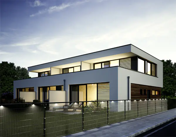 Alberts Beleuchtungsset Highlight für Doppelstabmatten 5 m lang anthrazit