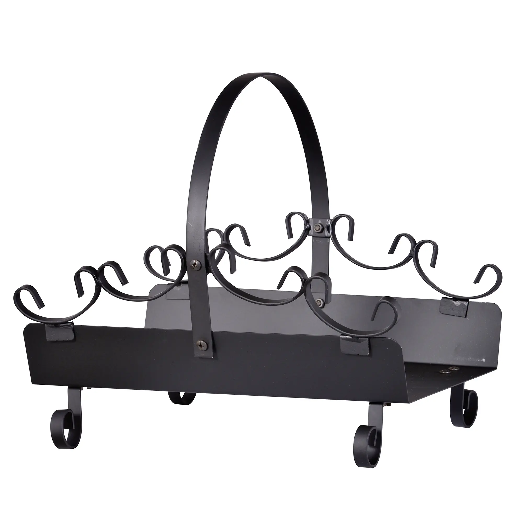 FireFix Holztrage aus Schmiedeeisen 817 schwarz