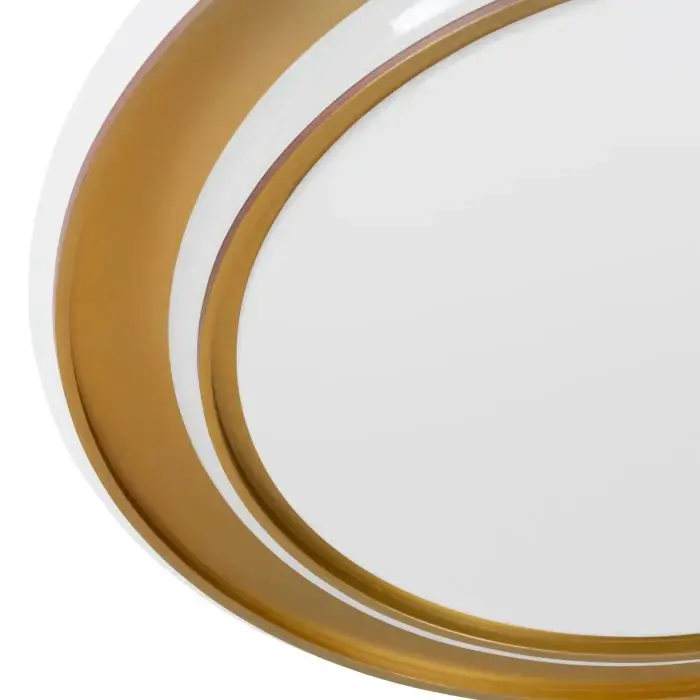 Eglo LED Deckenleuchte Moschetta gold weiß Ø 40 x 7 cm warmweiß-kaltweiß Eglo LED Deckenleuchte Moschetta gold weiß Ø 40 x 7 cm warmweiß-kaltweiß