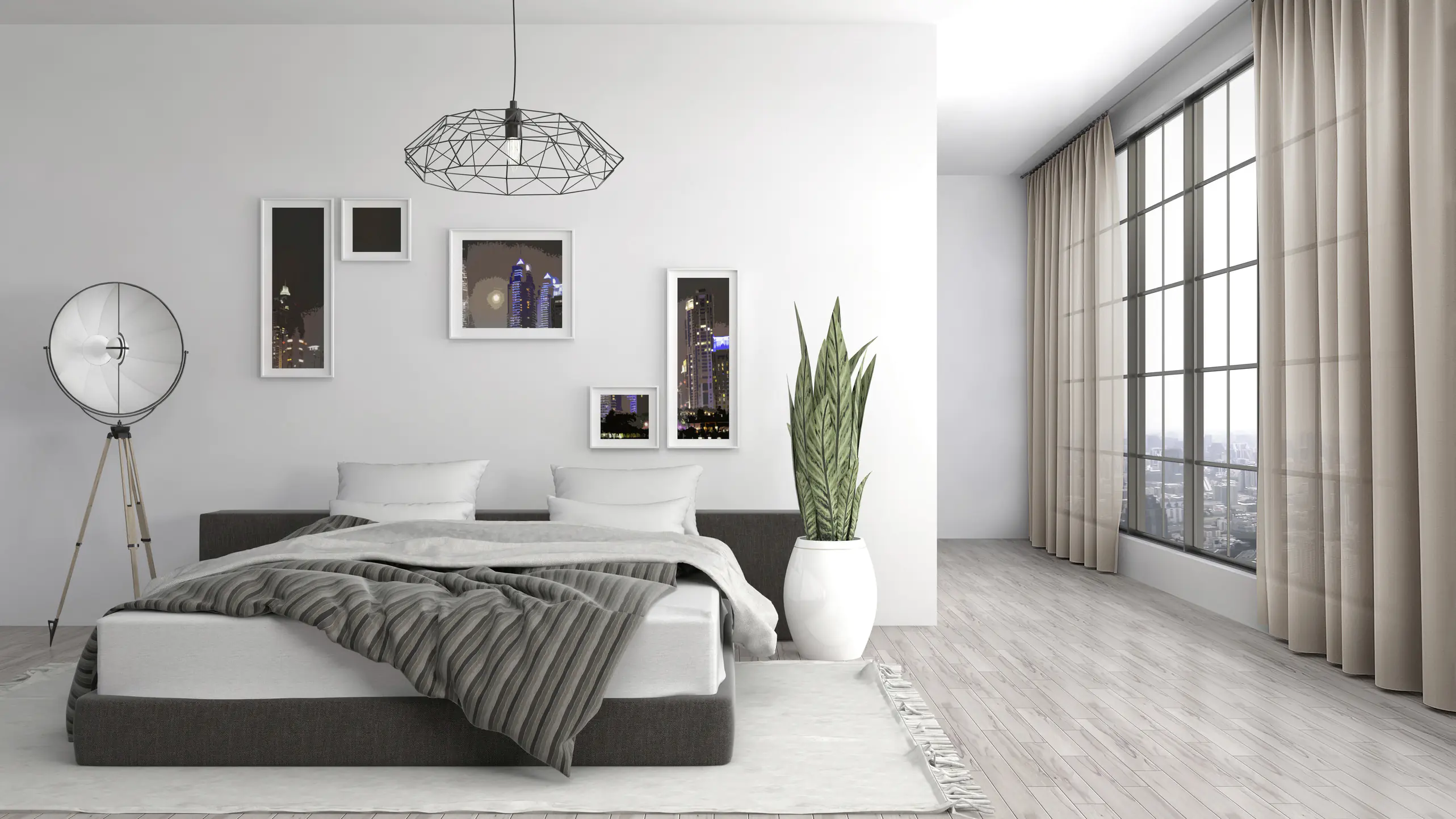 Gardinia Seilspanngarnitur Race schwarz-matt 5 m