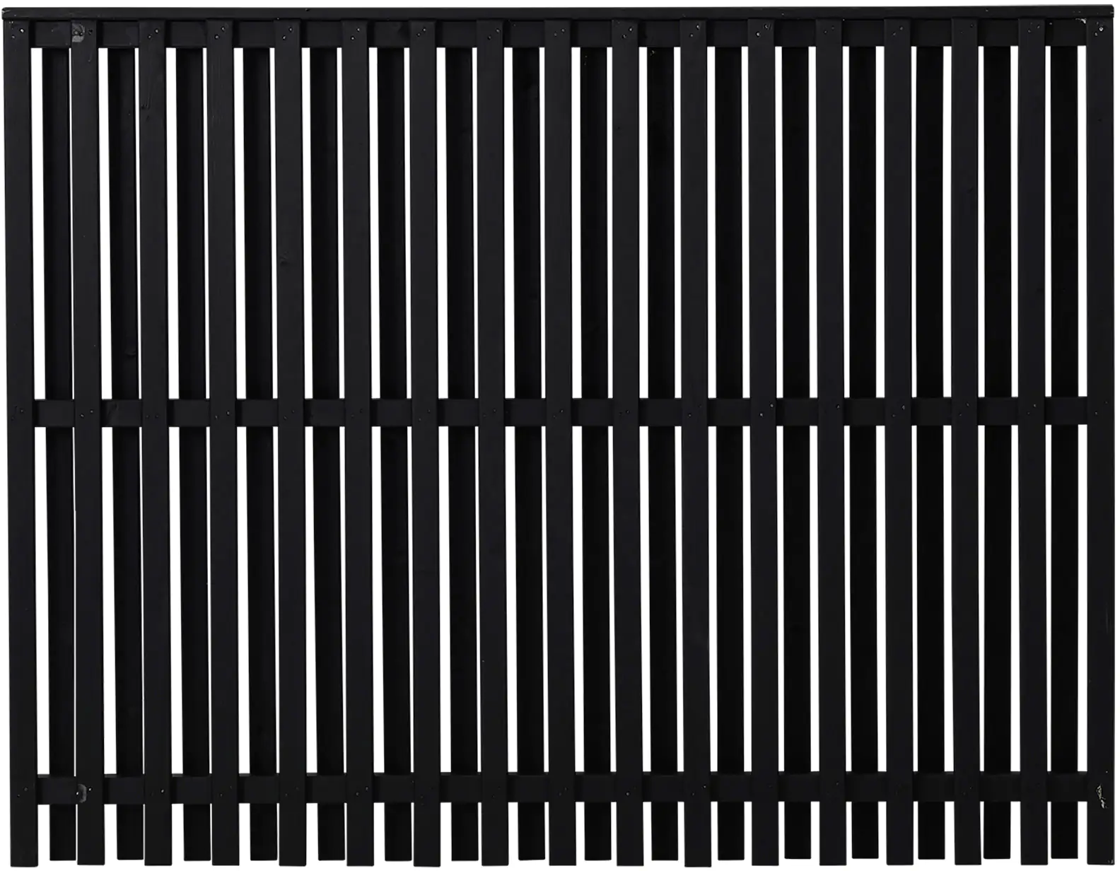 Plus Zaun Nagano 180 x 140 cm RAL 9005 Schwarz