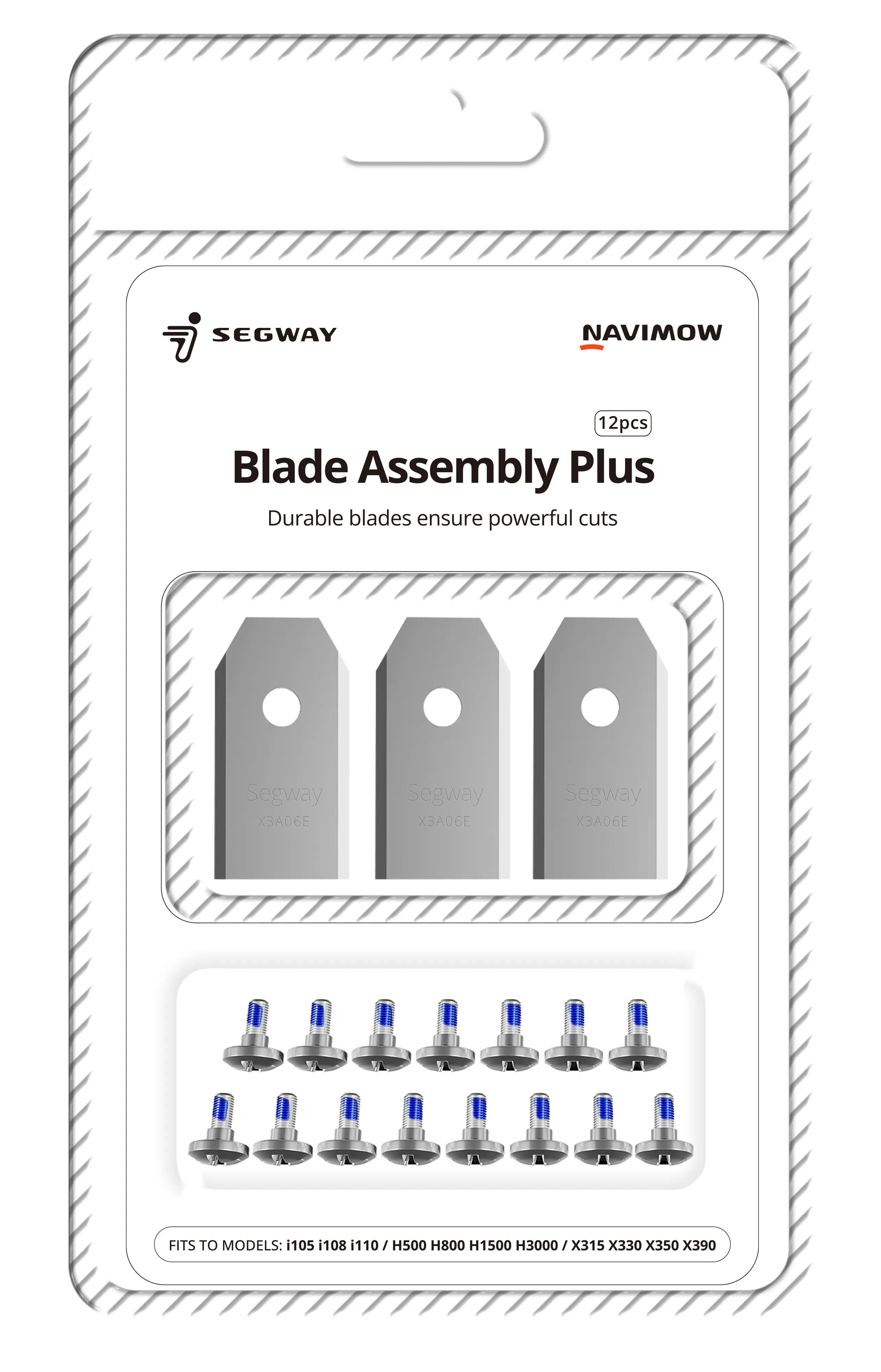 Segway Ersatzmesser-Set Navimow Assembly Plus - 12 Stück