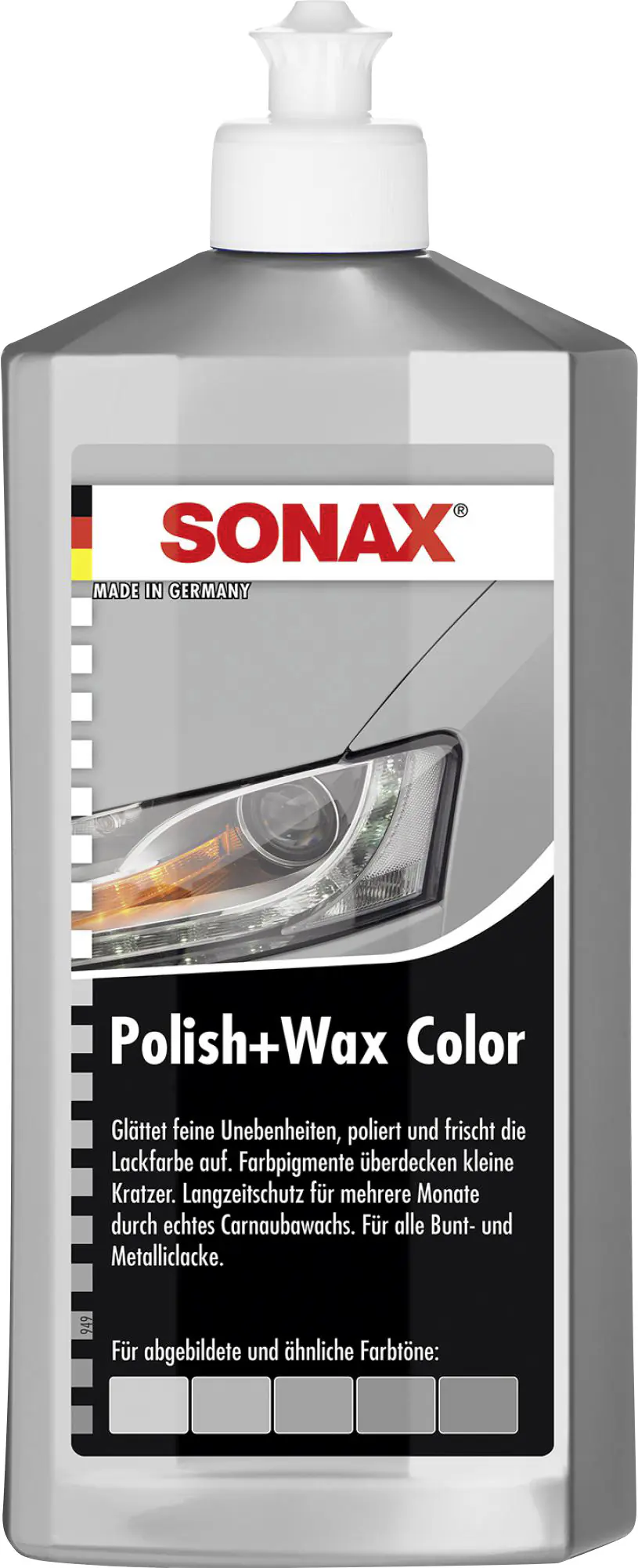 Sonax Polish & Wax Color silber grau 500ml Sonax Polish & Wax Color silber grau 500ml