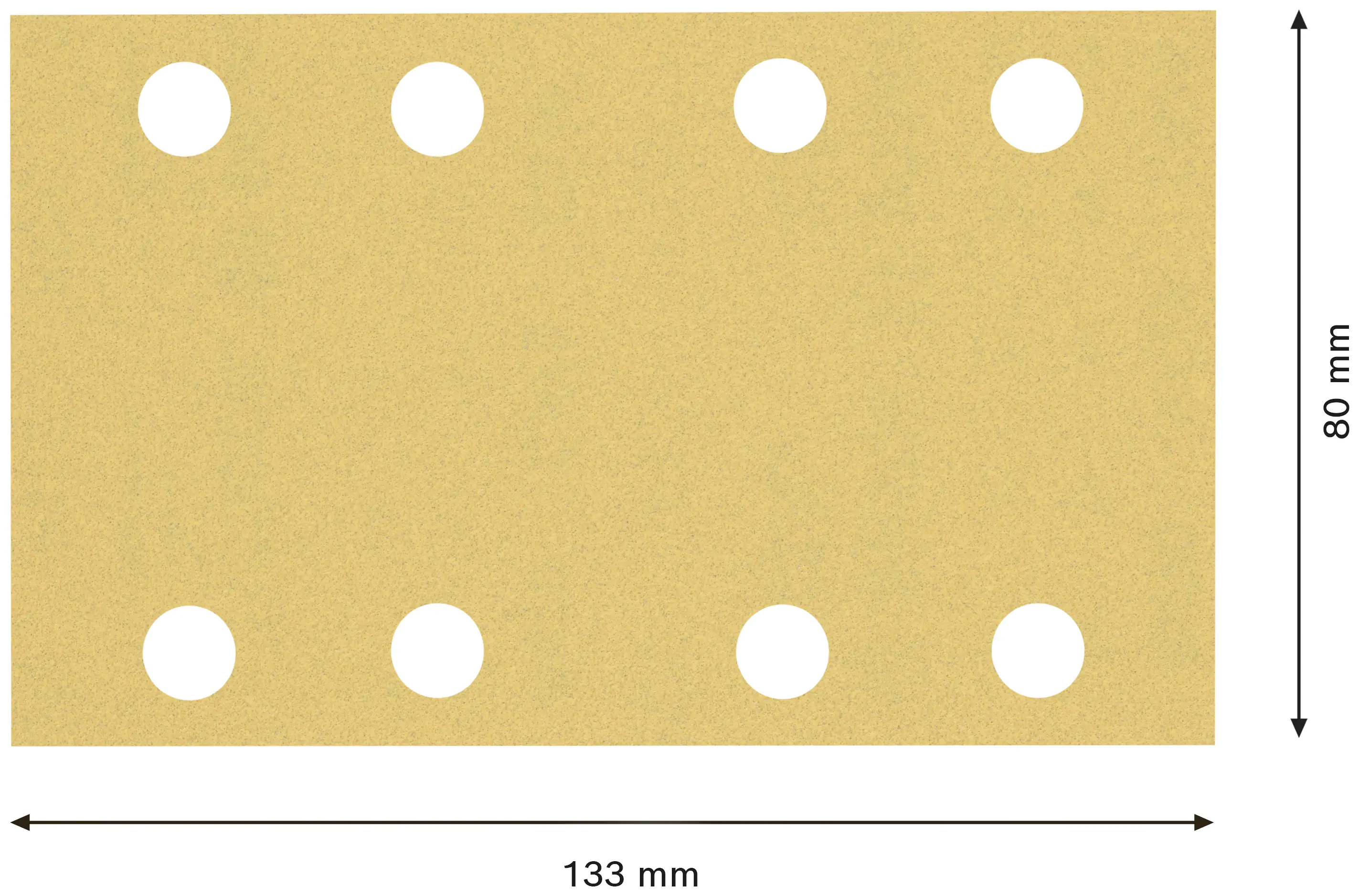 Bosch Expert Scheifpapier C470 80 x 133 mm G 120 10 Stück