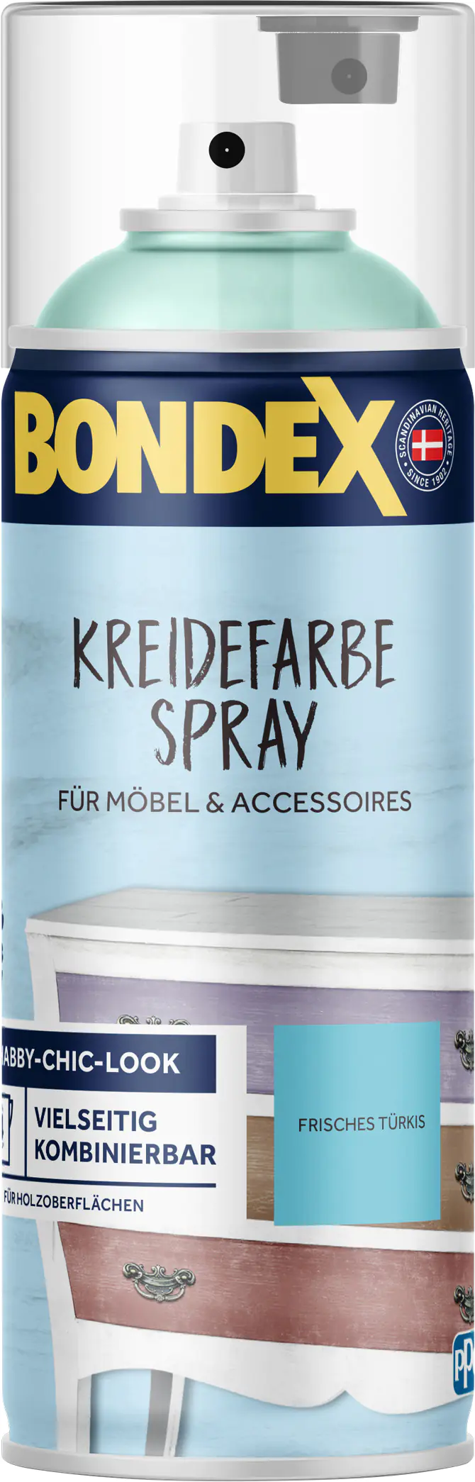 Bondex Kreidefarbes Spray 400 ml frisches türkis Bondex Kreidefarbes Spray 400 ml frisches türkis