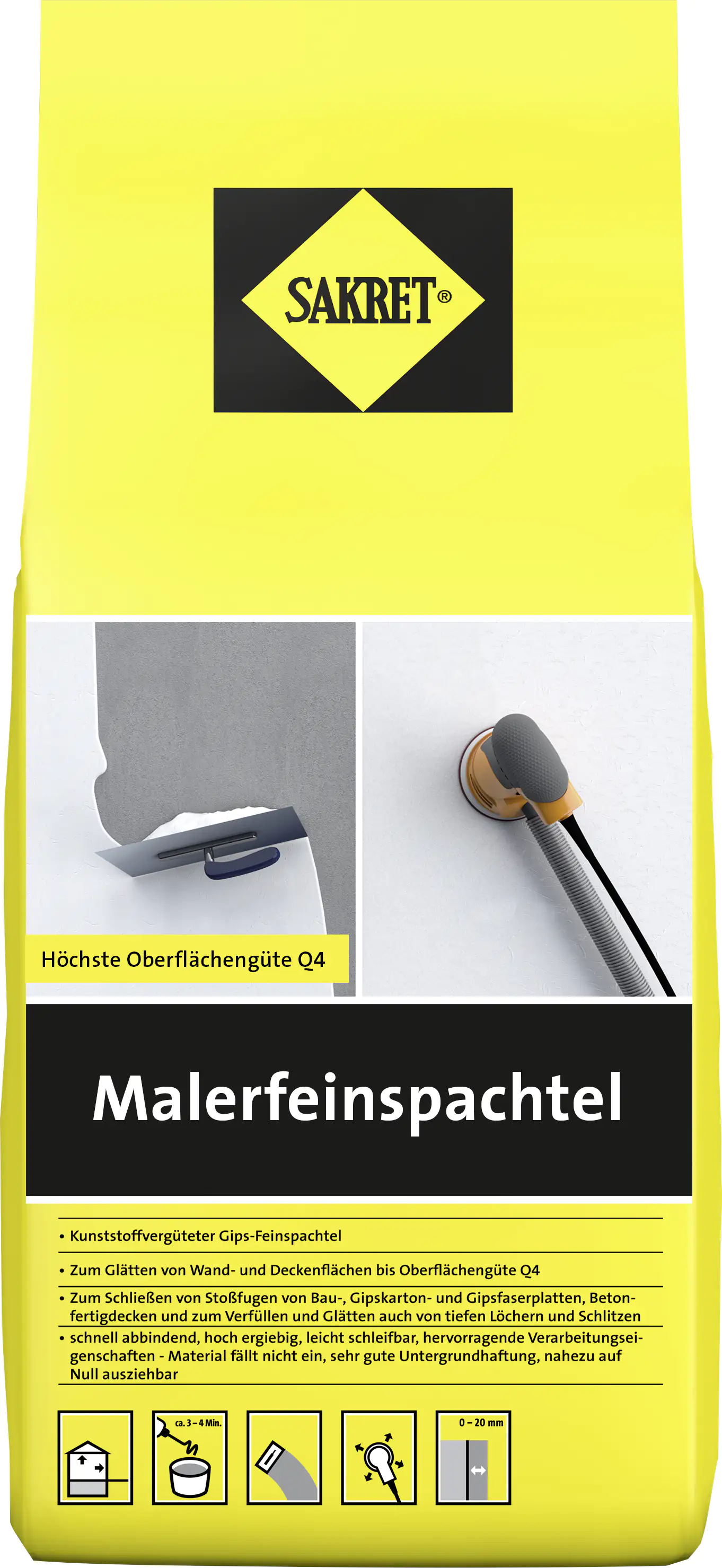 SAKRET Malerfeinspachtel 5 kg