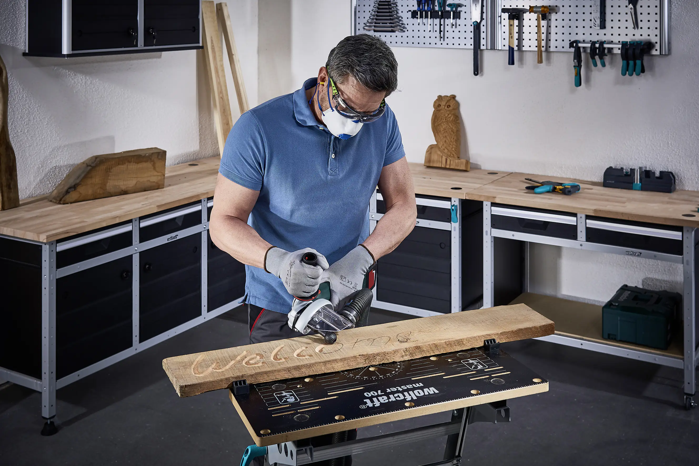 Wolfcraft Kugelraspel für Winkelschleifer 31,5 mm