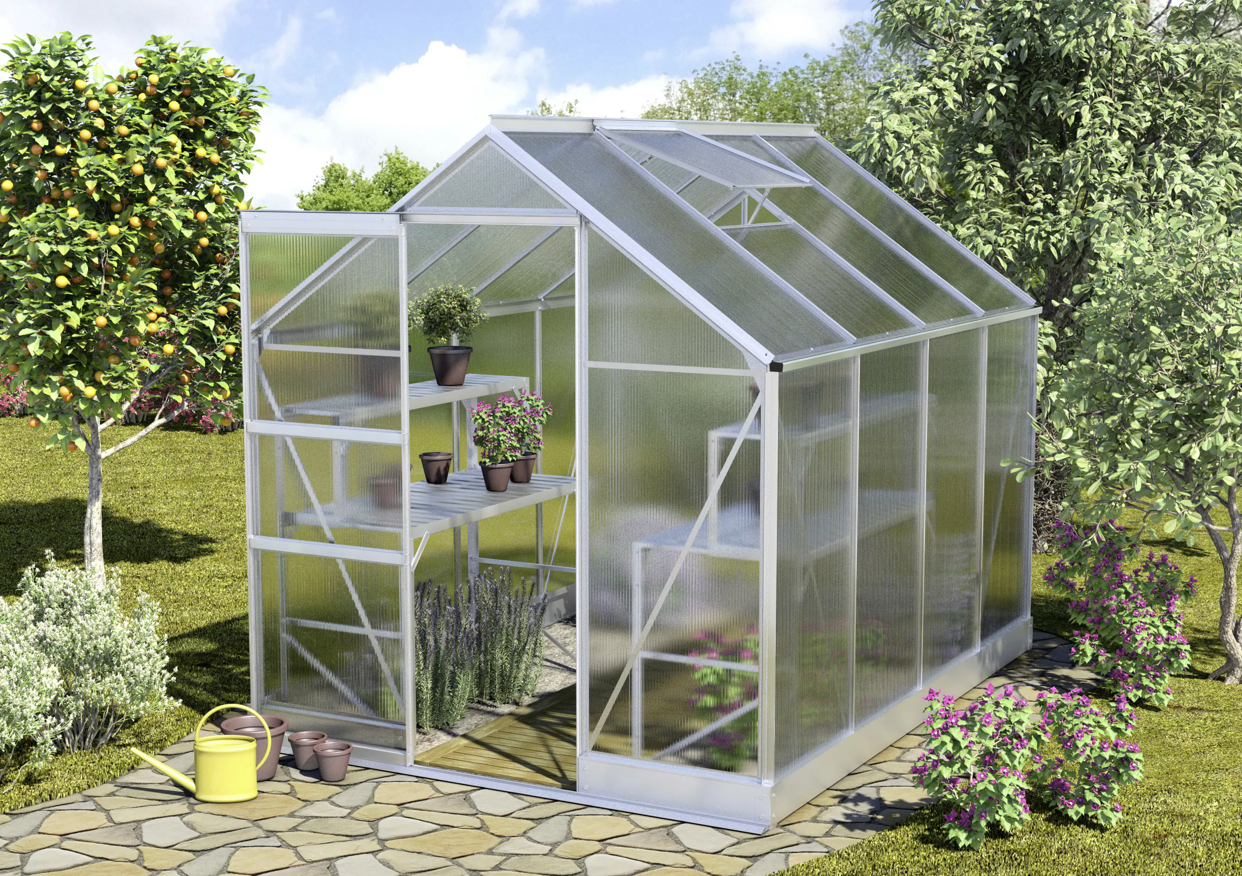 Vitavia Gewächshaus Apollo 5000 194 x 263 cm 4 mm HPK