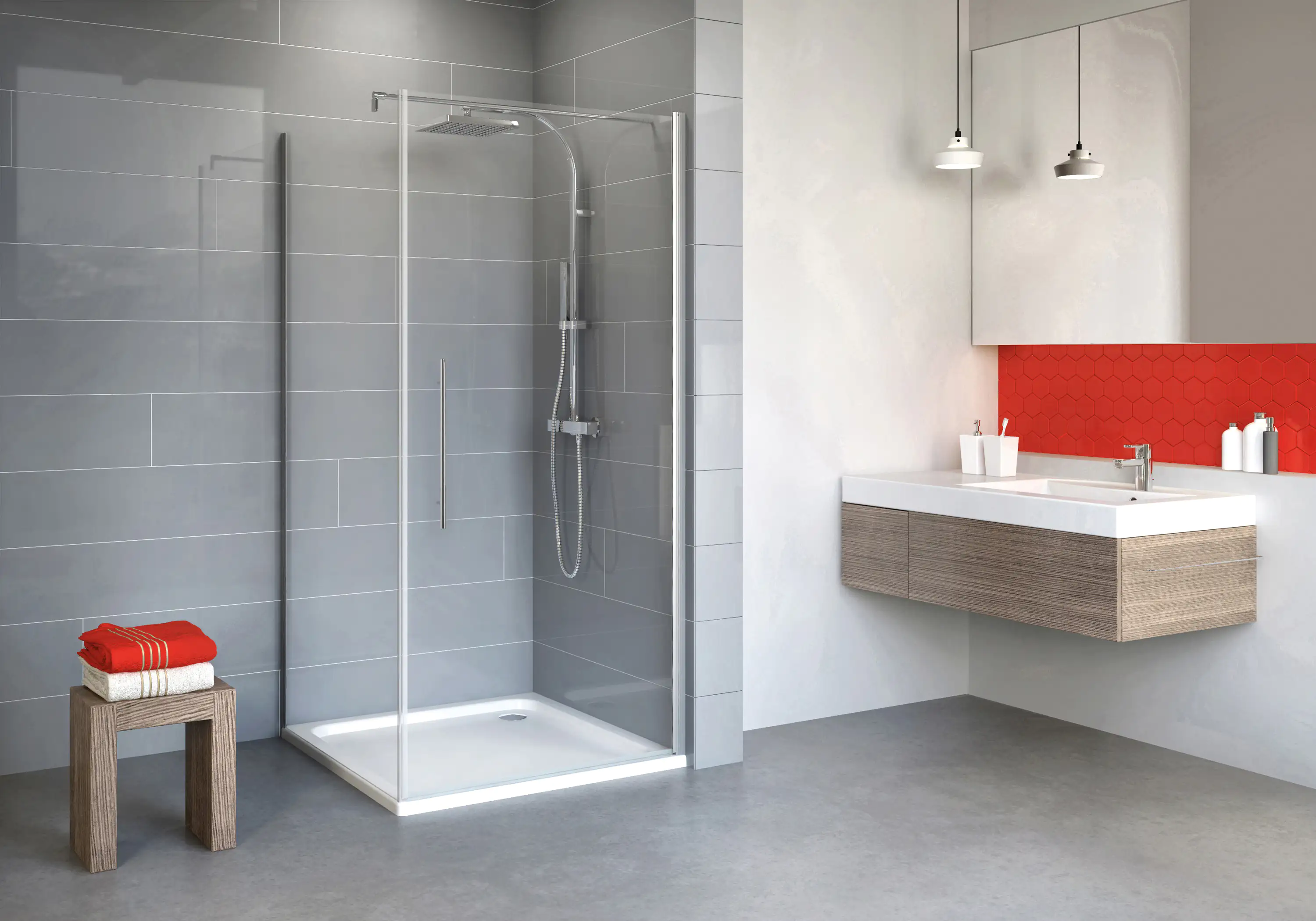 Schulte Drehtür Seitenwand 80 x 80 x 192 cm Alexa Style 2.0