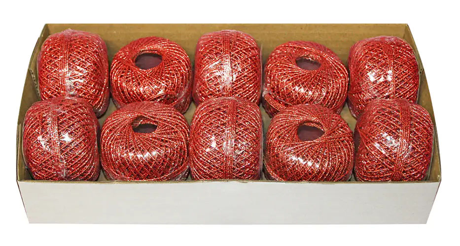 Fadenknäuel rot, 20 Meter