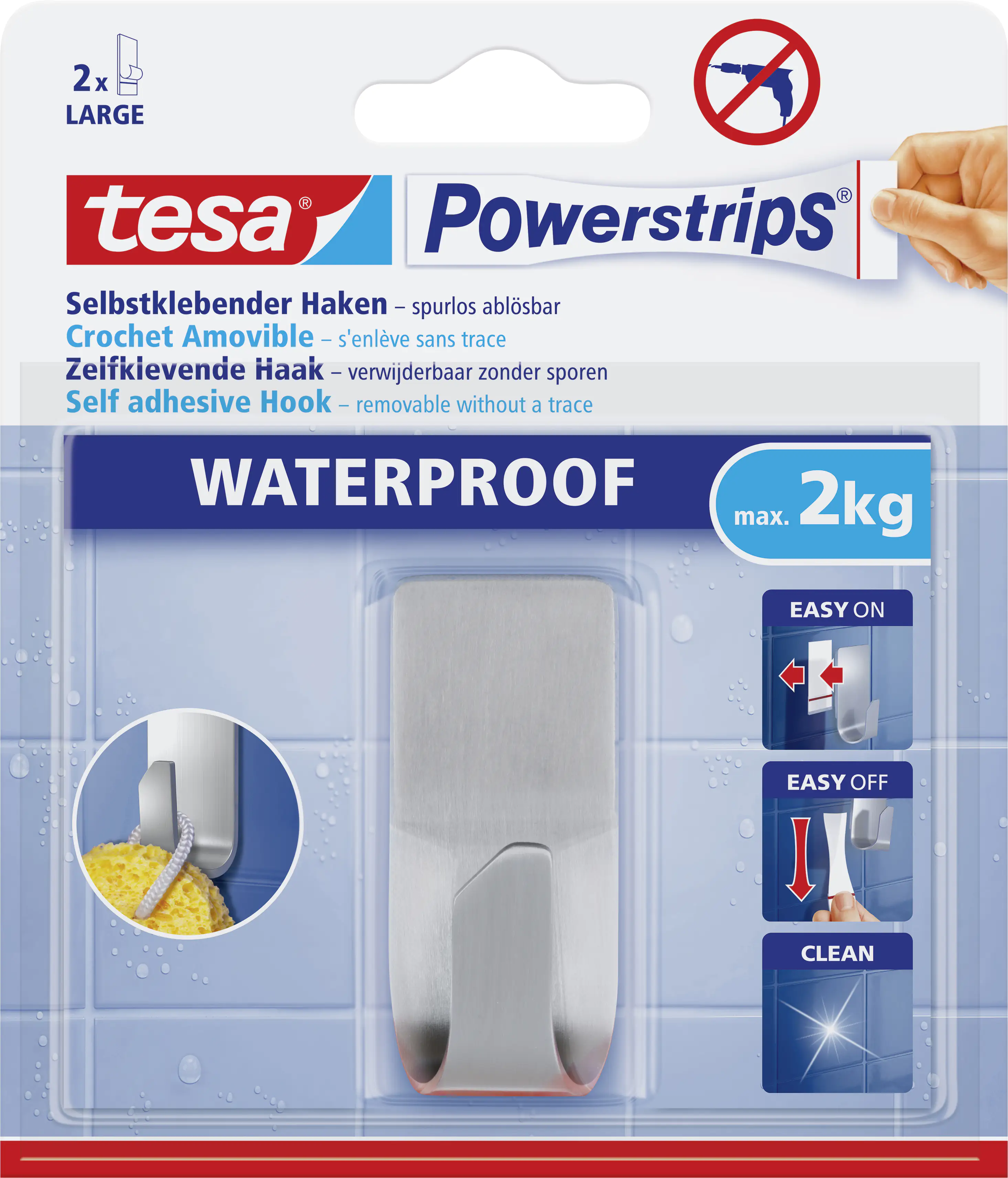 tesa Haken Powerstrip Metall, waterproof tesa Haken Powerstrip Metall, waterproof