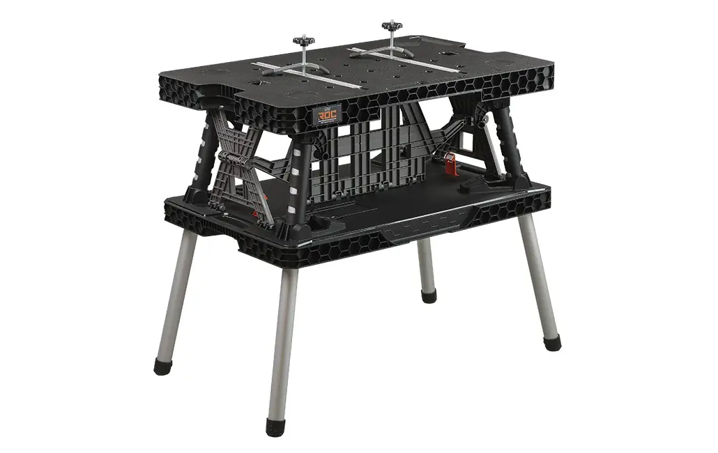 Keter faltbare Werkbank 2.0 inkl. Schraubzwingen 85 x 57 cm max. 453 kg