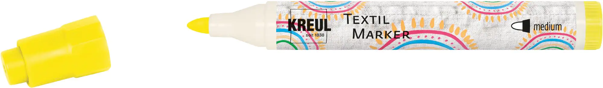 Kreul Textil Marker medium neongelb