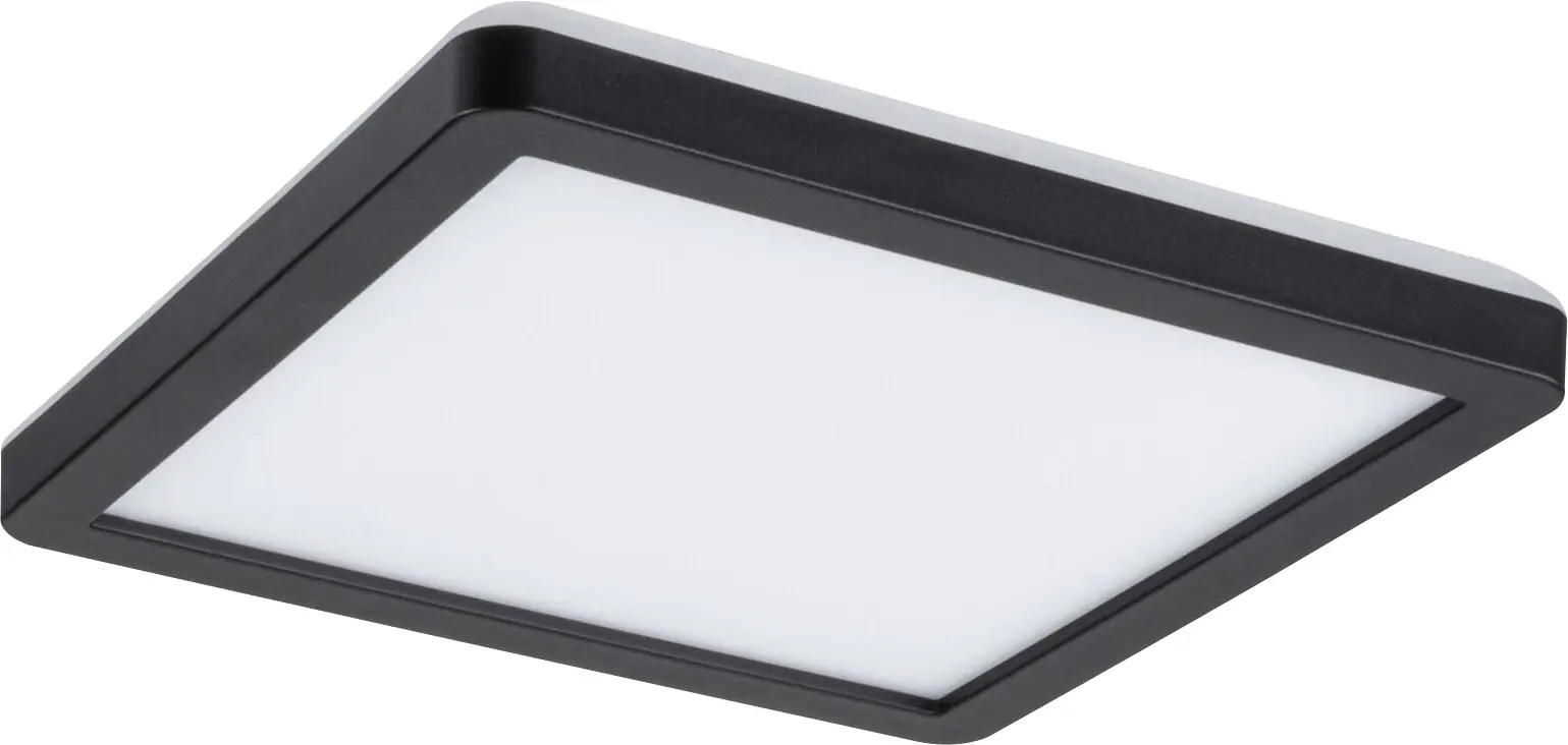 Paulmann LED Panel Atria Shine schwarz 19 x 19 cm warmweiß