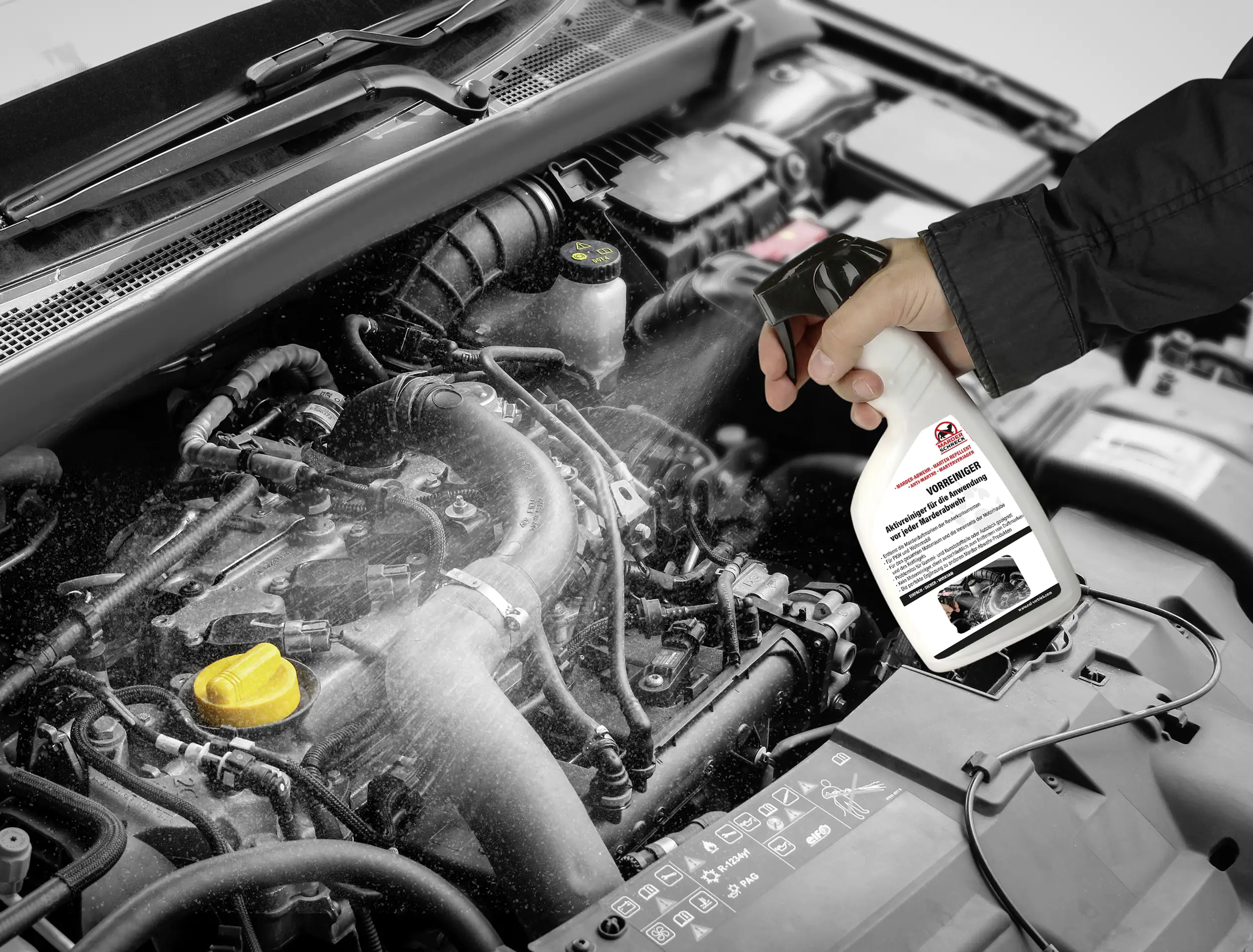 Marderschreck Marderabwehr Vorreiniger 500ml