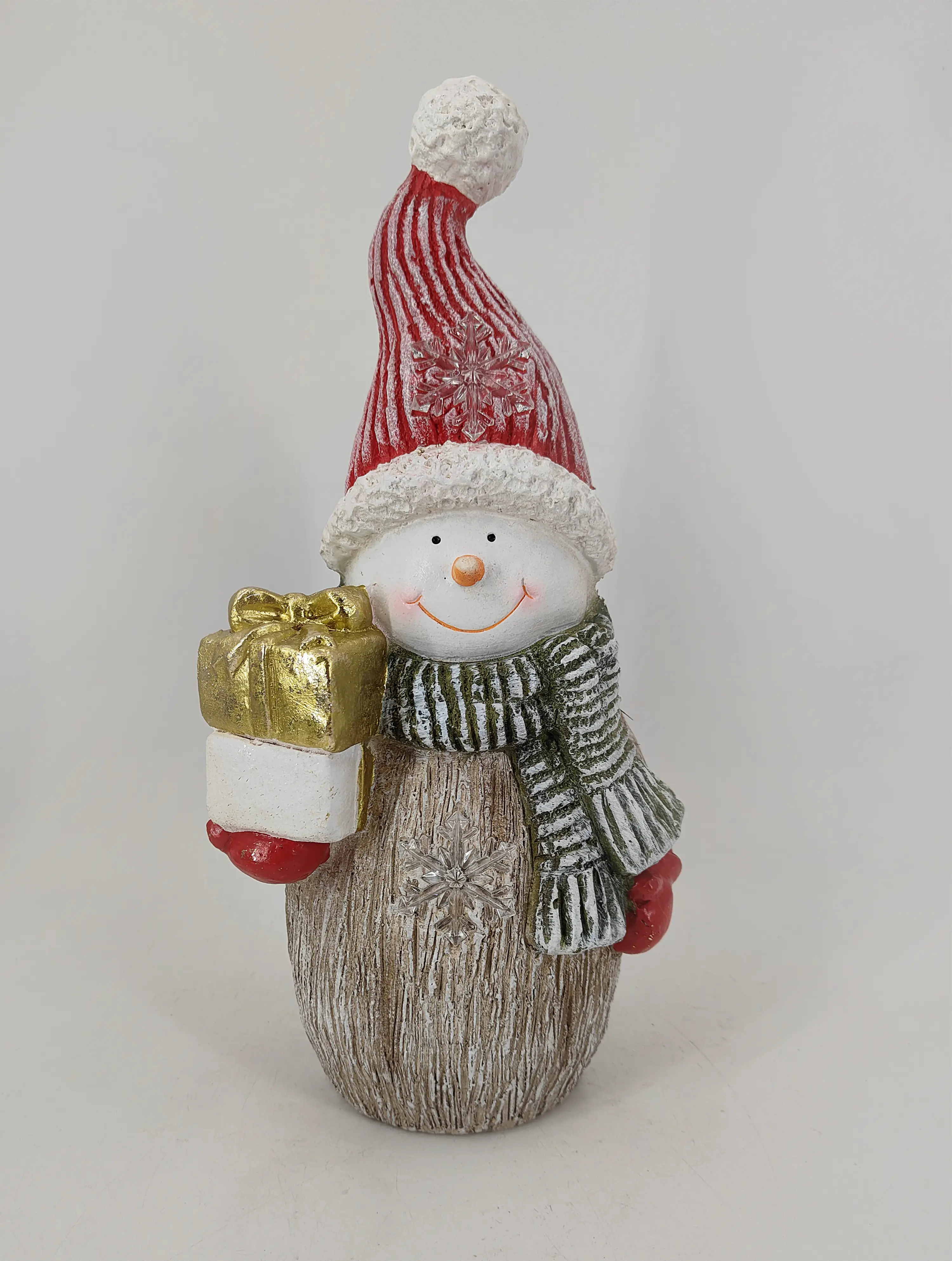 TrendLine Dekofigur Magnesia Schneemann 44 cm mehrfarbig