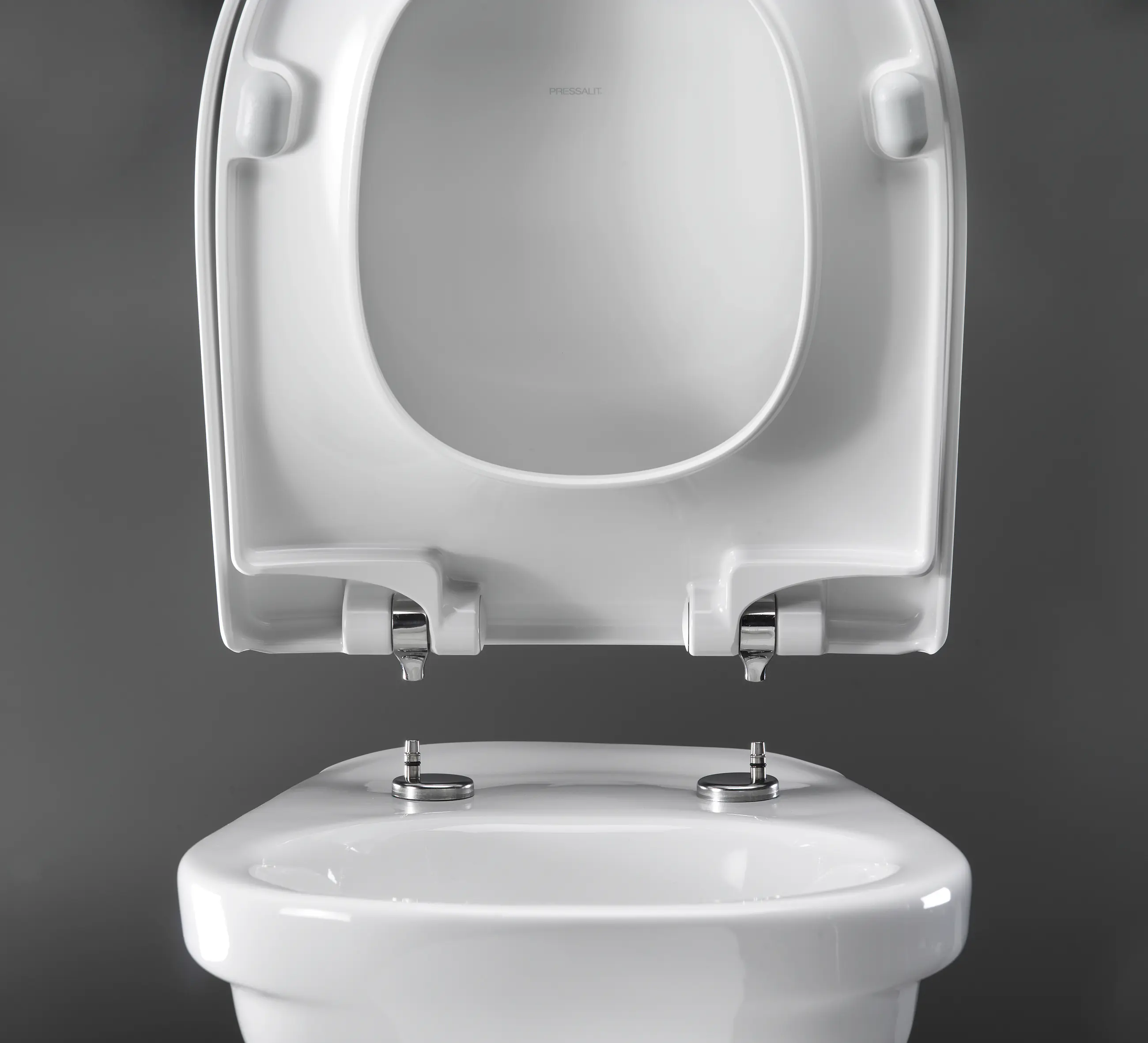 Pressalit WC-Sitz D-Style Duroplast, mit Edelstahl-Scharnieren