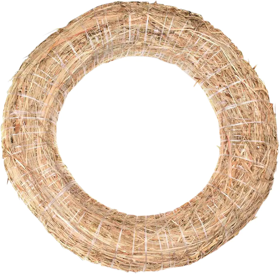 Glorex Strohkranz natur, Ø 40 cm