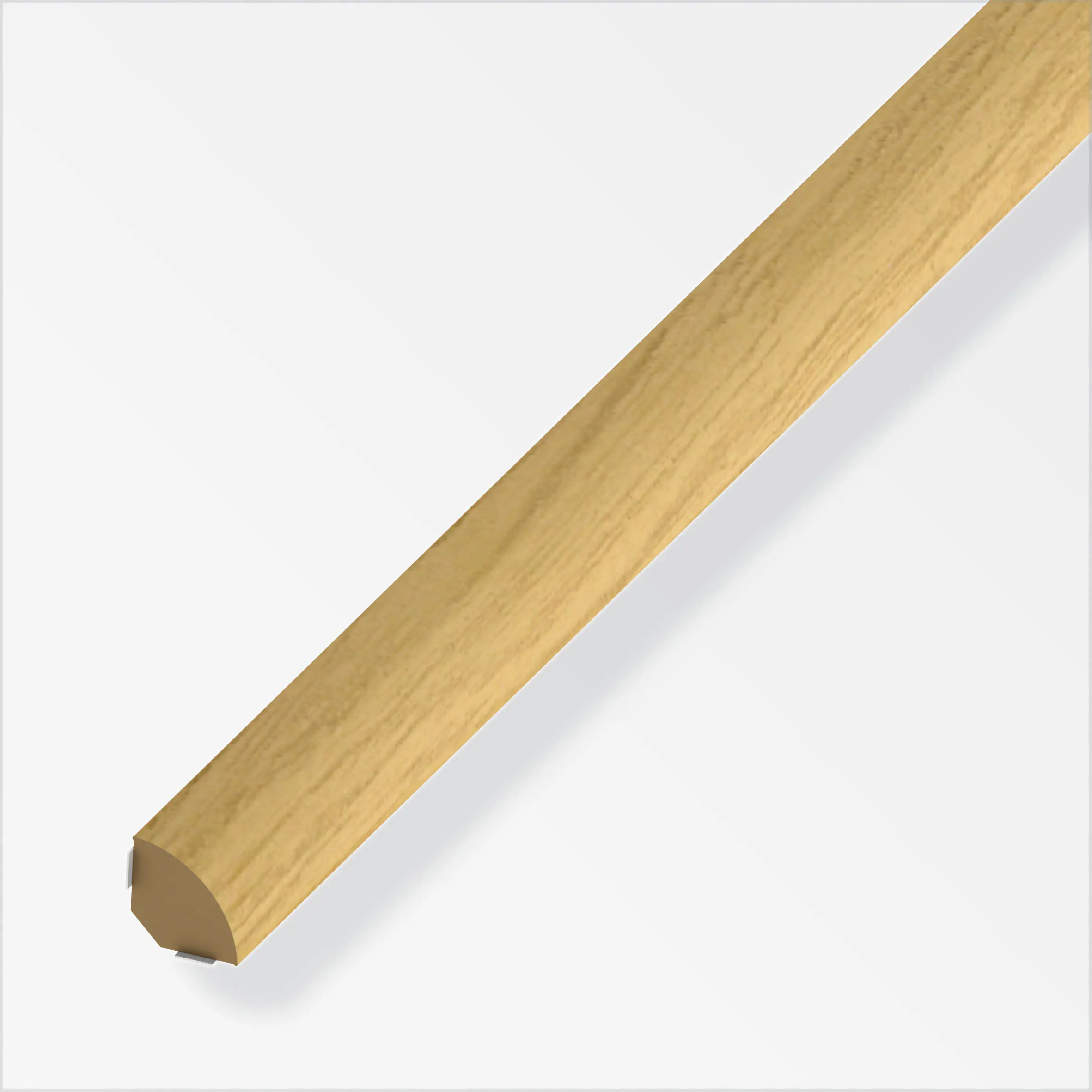 alfer Viertelkreis-Eckleiste 1 m, 14 mm PVC (Kunststoff) glatt eiche