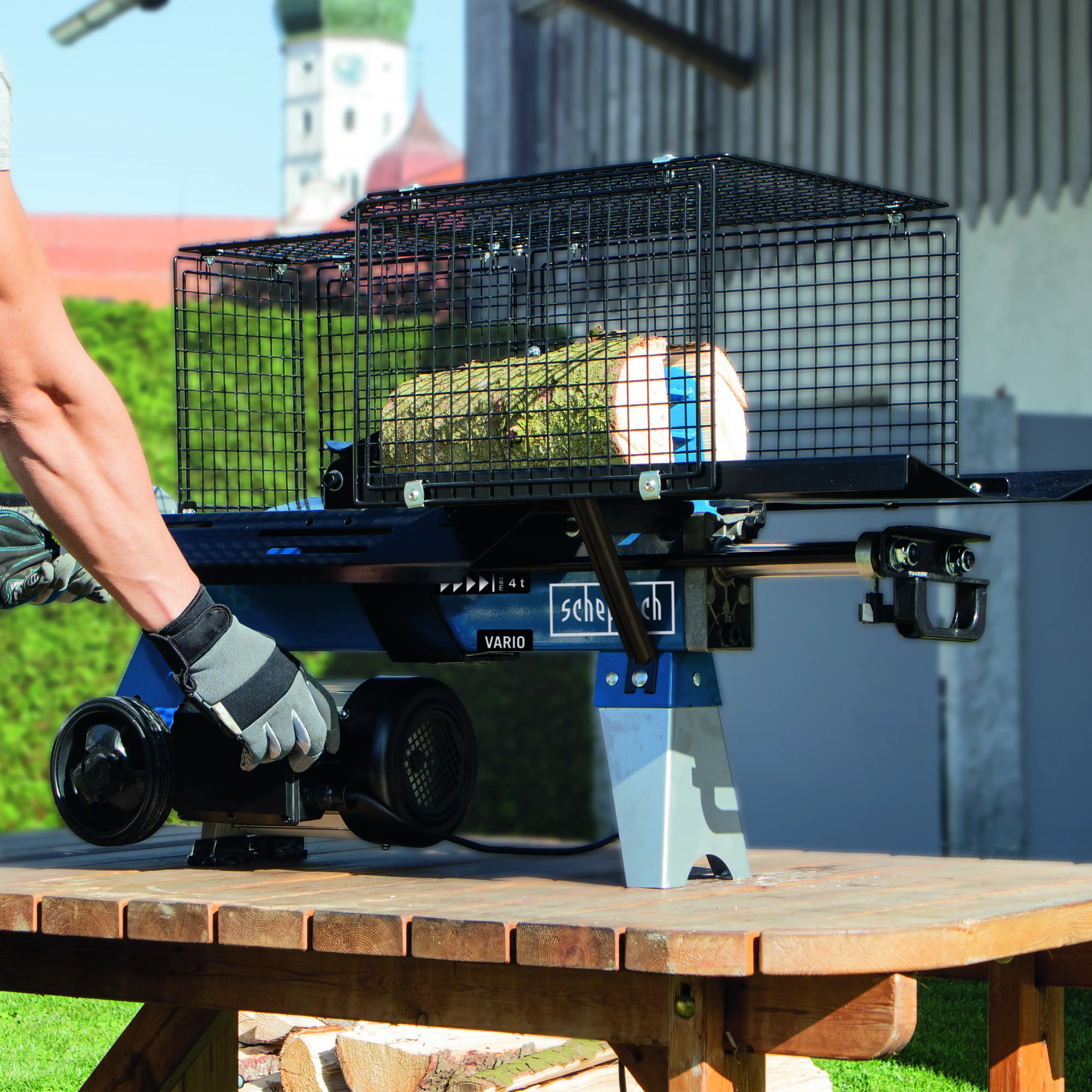 Scheppach hydraulischer Holzspalter HL460 4T-Spaltkraft Ø 250 mm 230 V 1500 W 