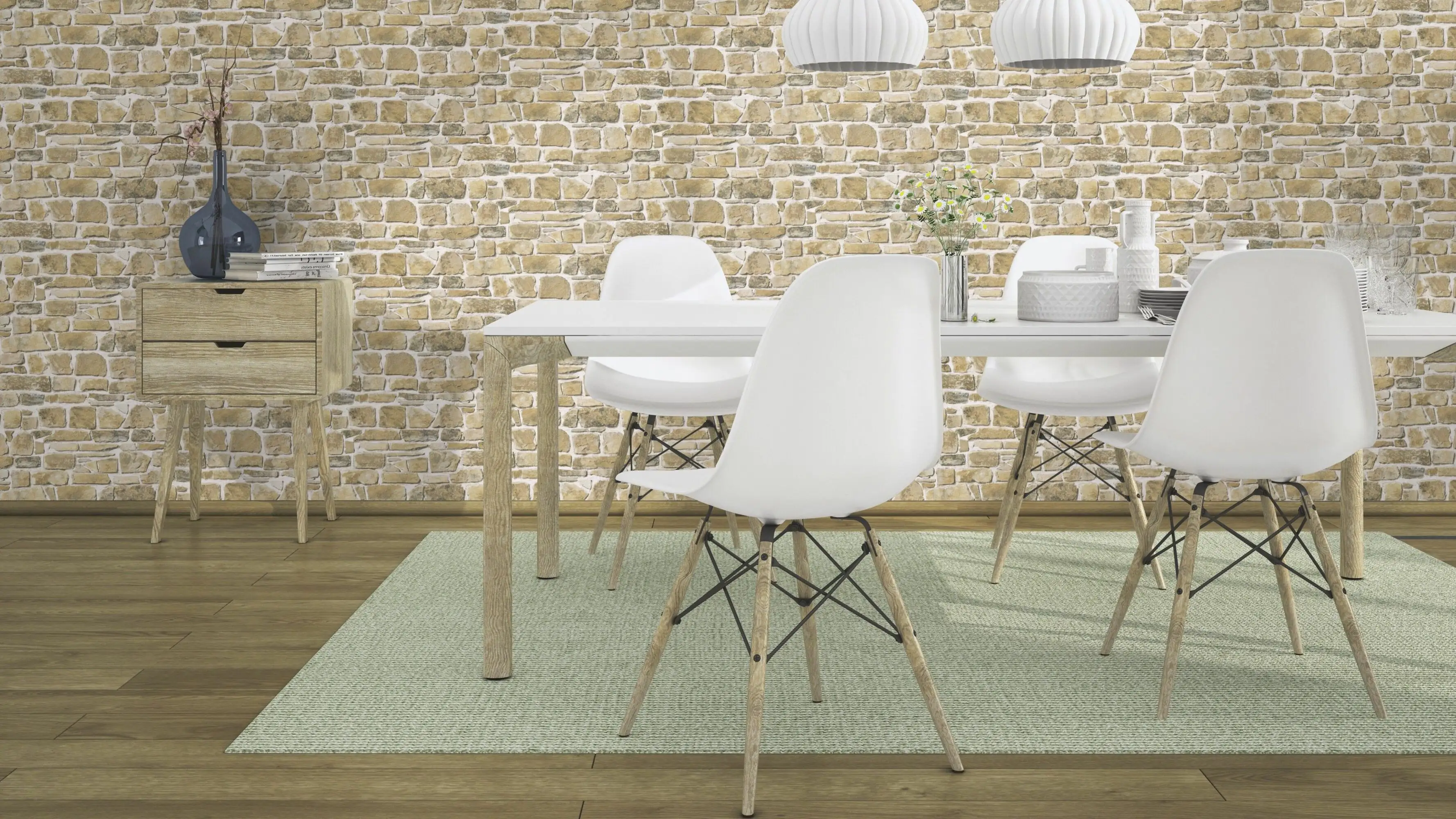4000441265606_3 Rasch Papiertapete 265606 Selection steinoptik beige 10,05 x 0,53 m