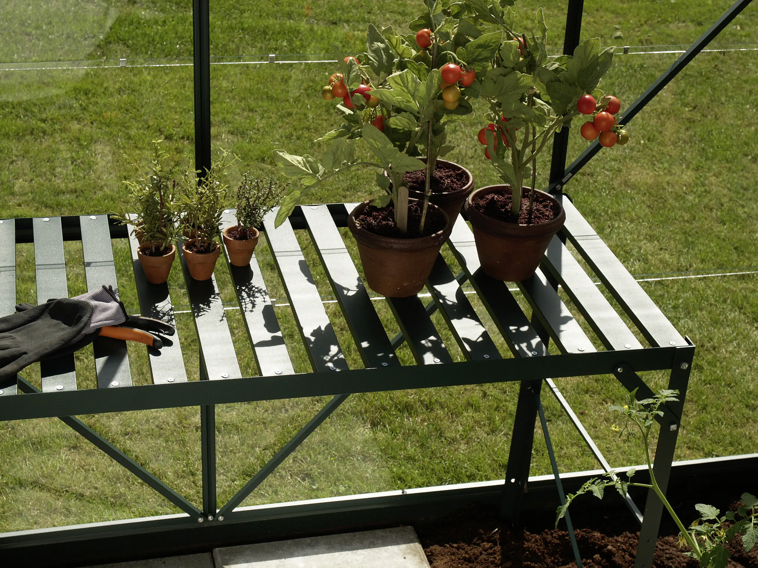 Vitavia Alutisch 121 x 54 x 76 cm smaragd 1 Ablage