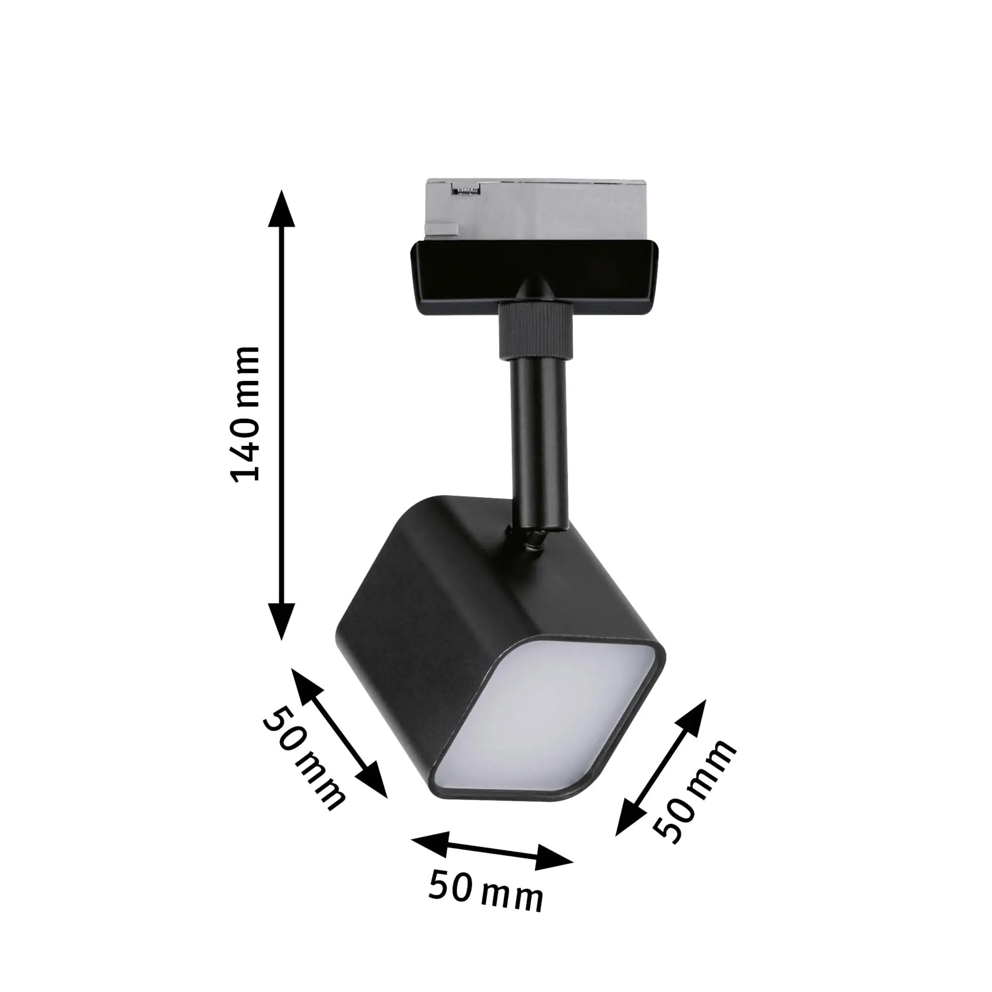 Paulmann URail LED Einzelspot Muri schwarz matt warmweiß