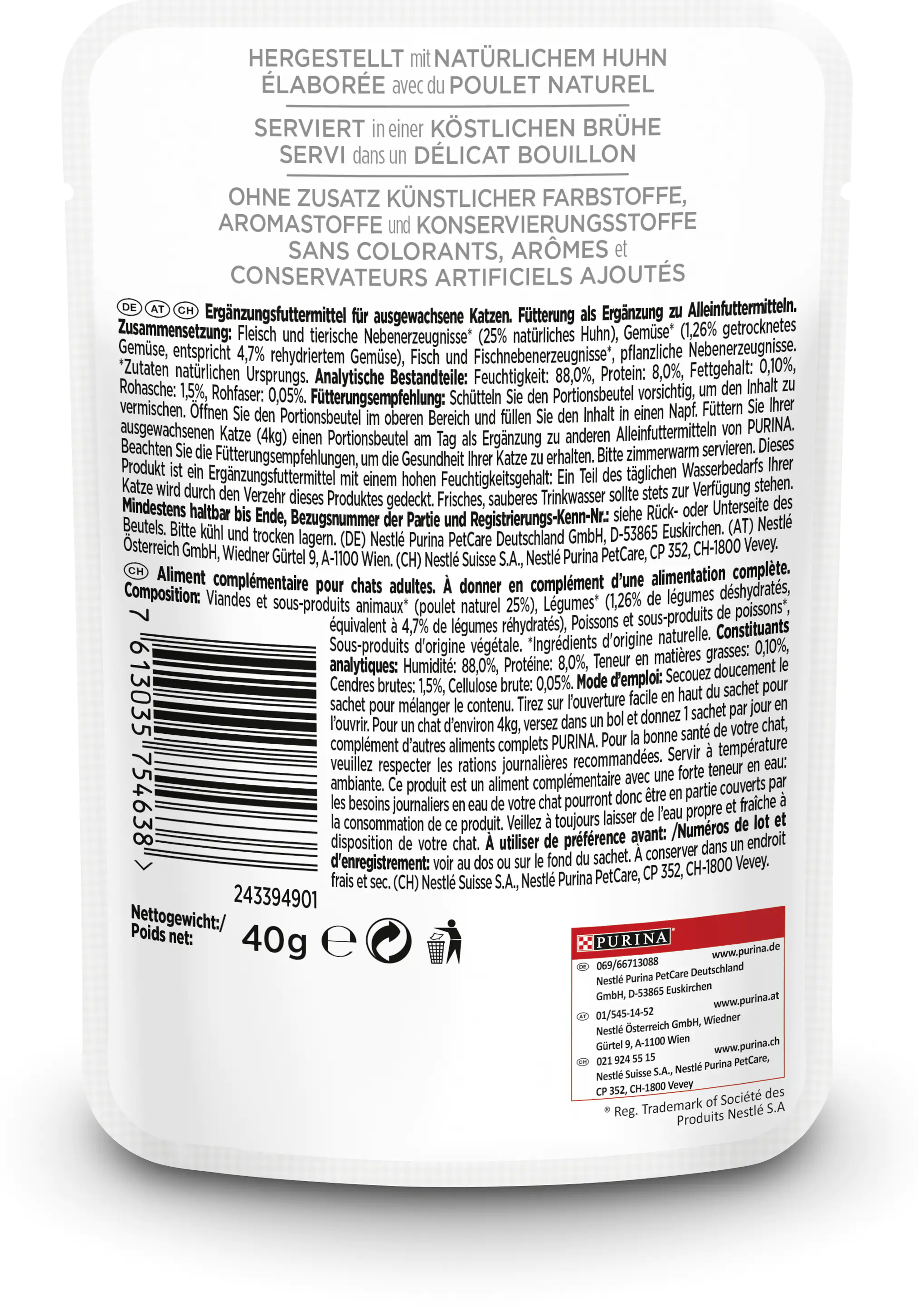 Gourmet Natures Creations Soup Köstliche Brühe mit Huhn & Gemüse 40 g