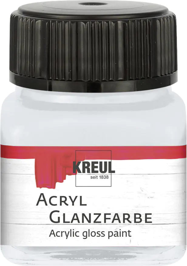 Kreul Acryl Glanzfarbe hellgrau 20 ml Kreul Acryl Glanzfarbe hellgrau 20 ml