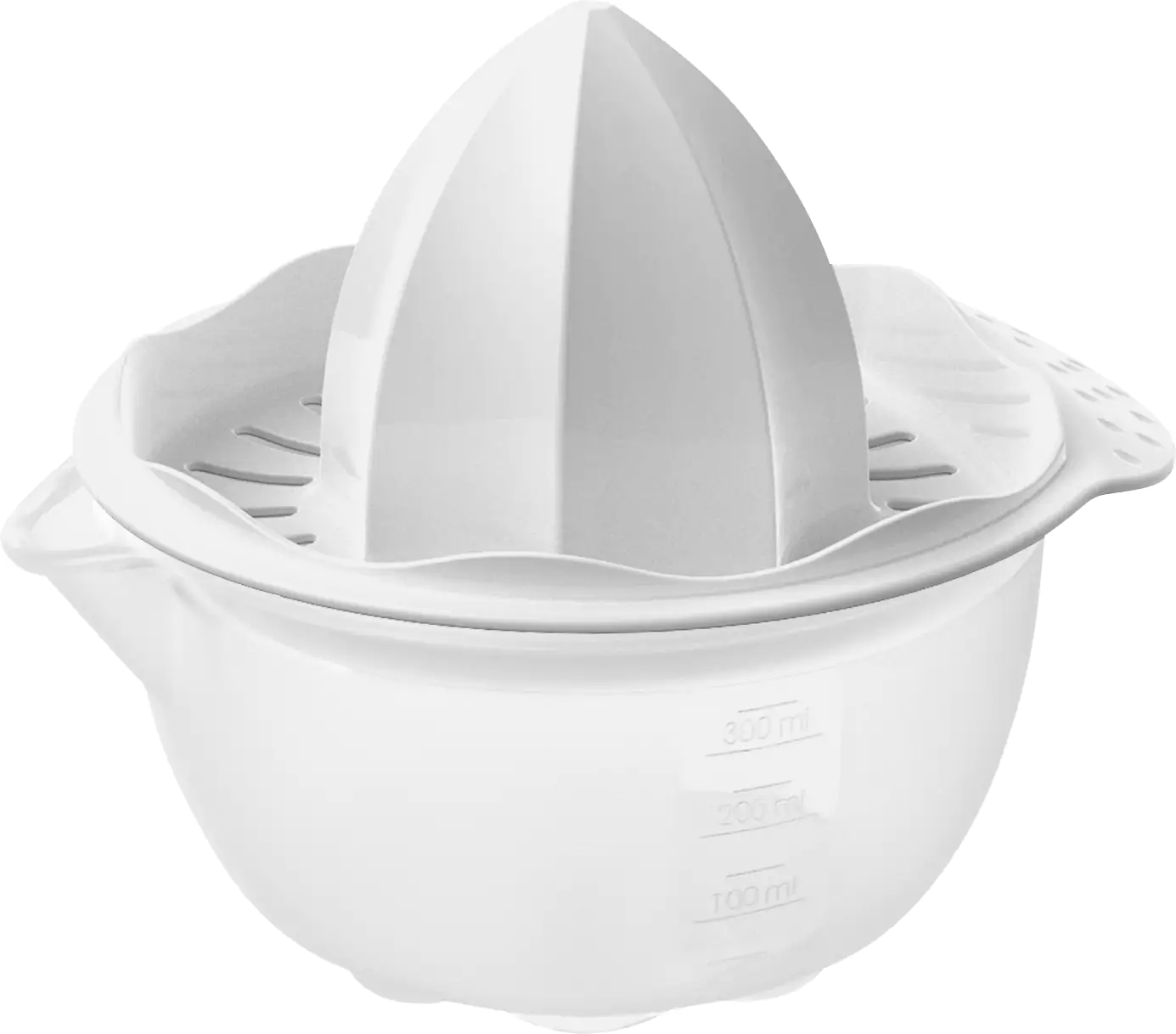 Rotho Zitruspresse Onda 0,3 L weiß 14,5 x 12,5 x 12 cm (L x B x H)