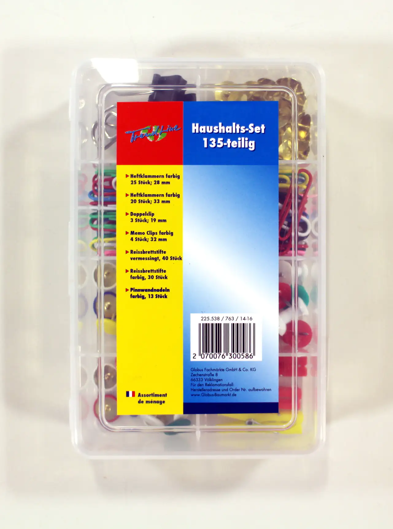 TrendLine Haushalts-Set 158 teilig