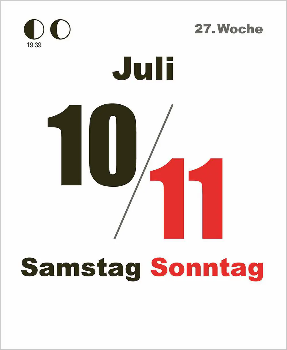Korsch Kalender Tages-Abreißkalender 2027 