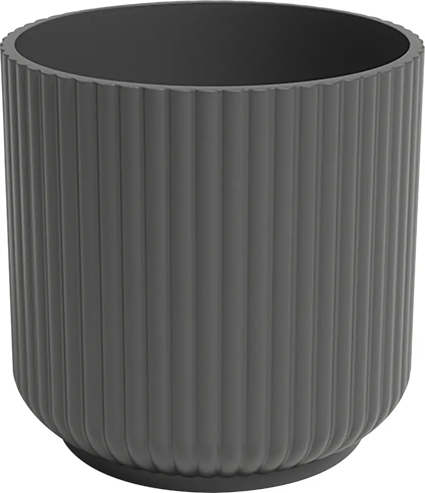 Artevasi Übertopf Luna Keramik anthrazit matt Ø 19 x 17 cm 